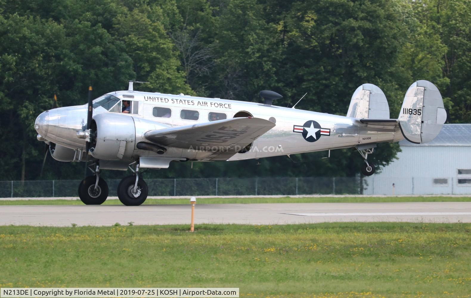 N213DE, 1942 Beech C-45H Expeditor C/N AF-392, C-45 zx
