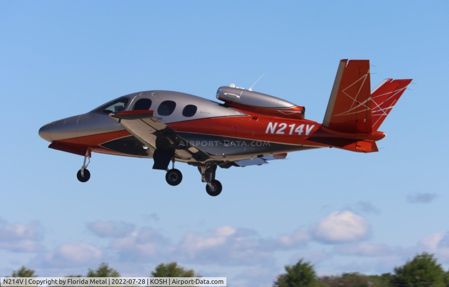 N214V, 2020 Cirrus SF-50 Vision G2 Arrivee C/N 211, SF50 zx