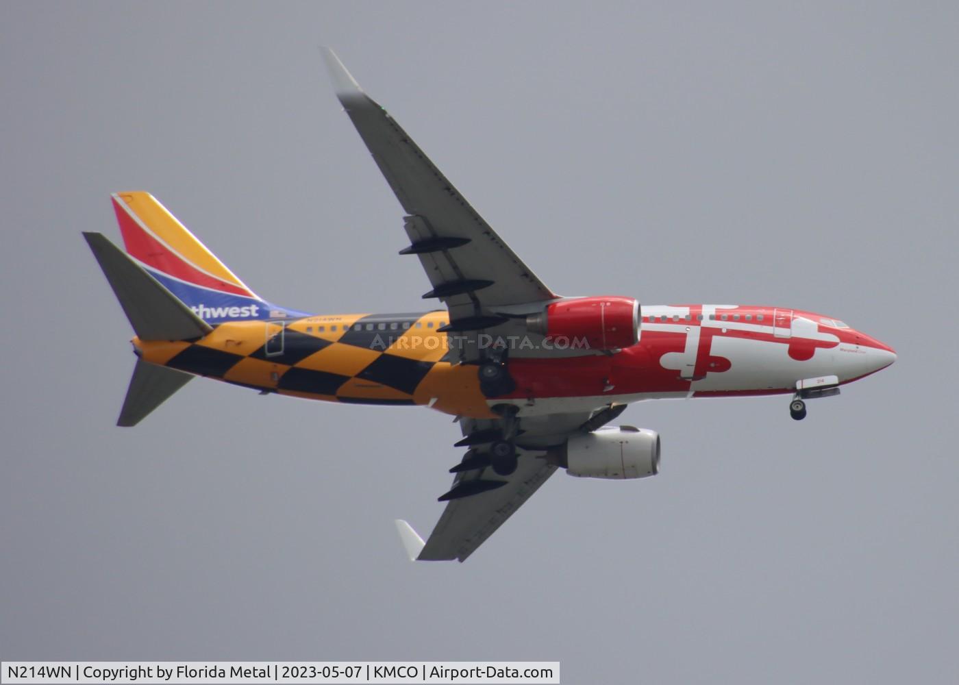 N214WN, 2005 Boeing 737-7H4 C/N 32486, SWA 737 Maryland zx