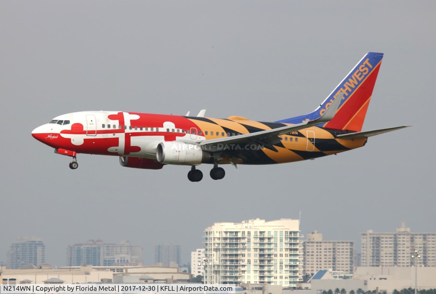 N214WN, 2005 Boeing 737-7H4 C/N 32486, SWA 737 Maryland zx
