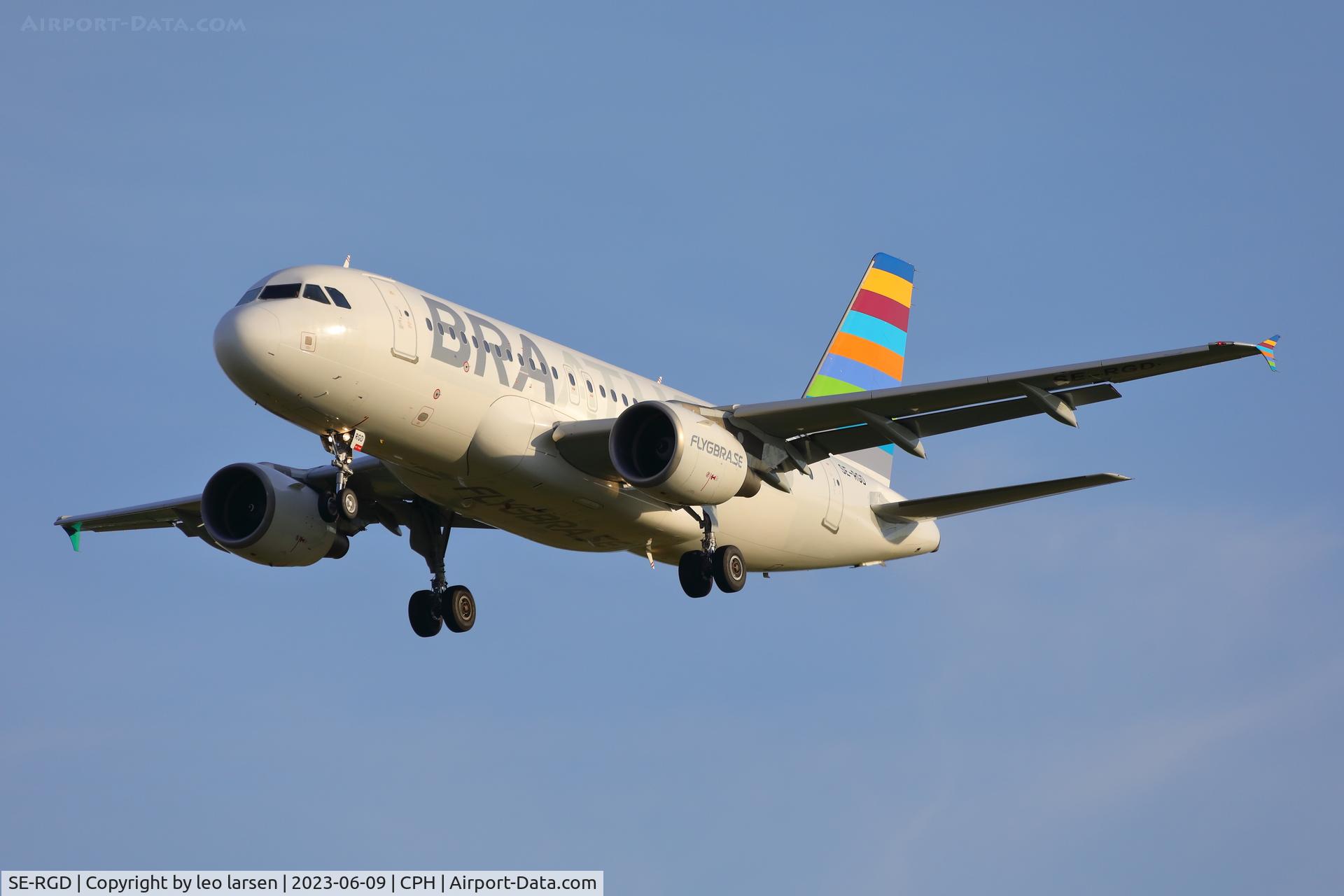 SE-RGD, 2007 Airbus A319-112 C/N 3346, Copenhagen 9.6.2023