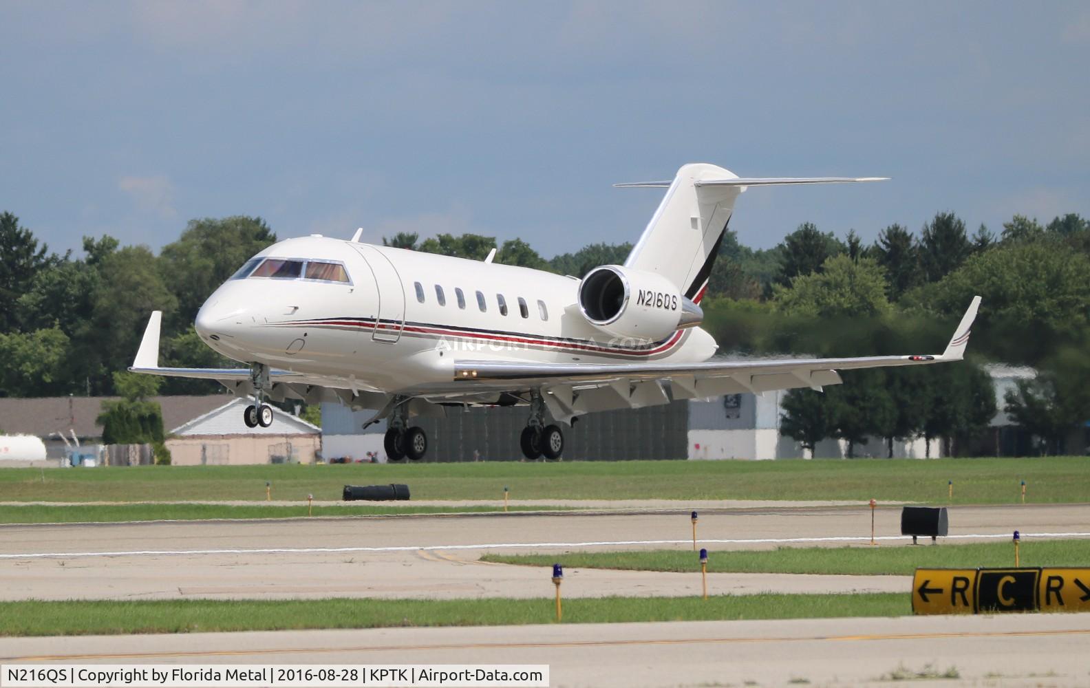 N216QS, 2016 Bombardier Challenger 650 (CL-600-2B16) C/N 6077, Challenger 650 zx