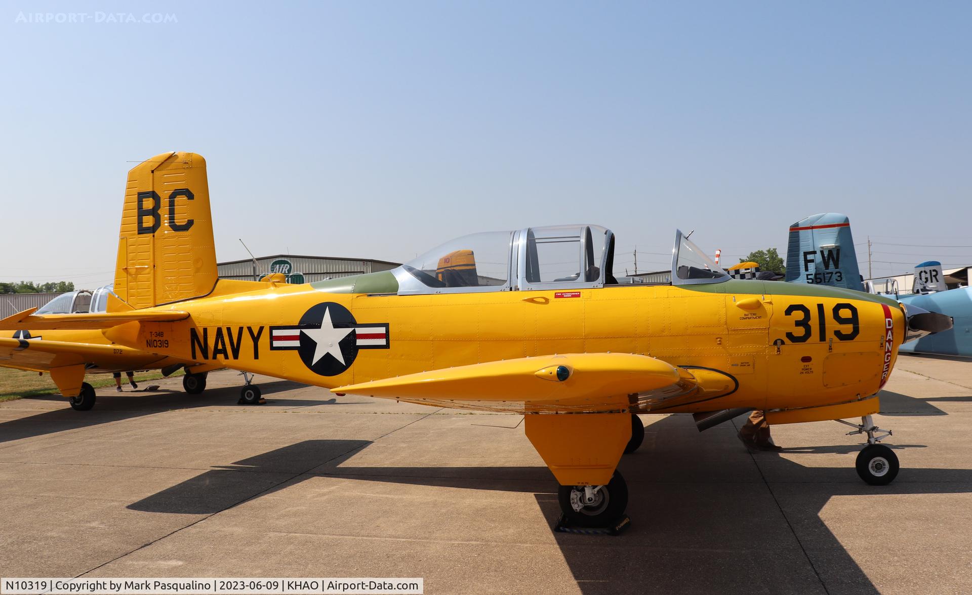 N10319, 1957 Beech D-45 Mentor C/N BG-318, Beech T-34B