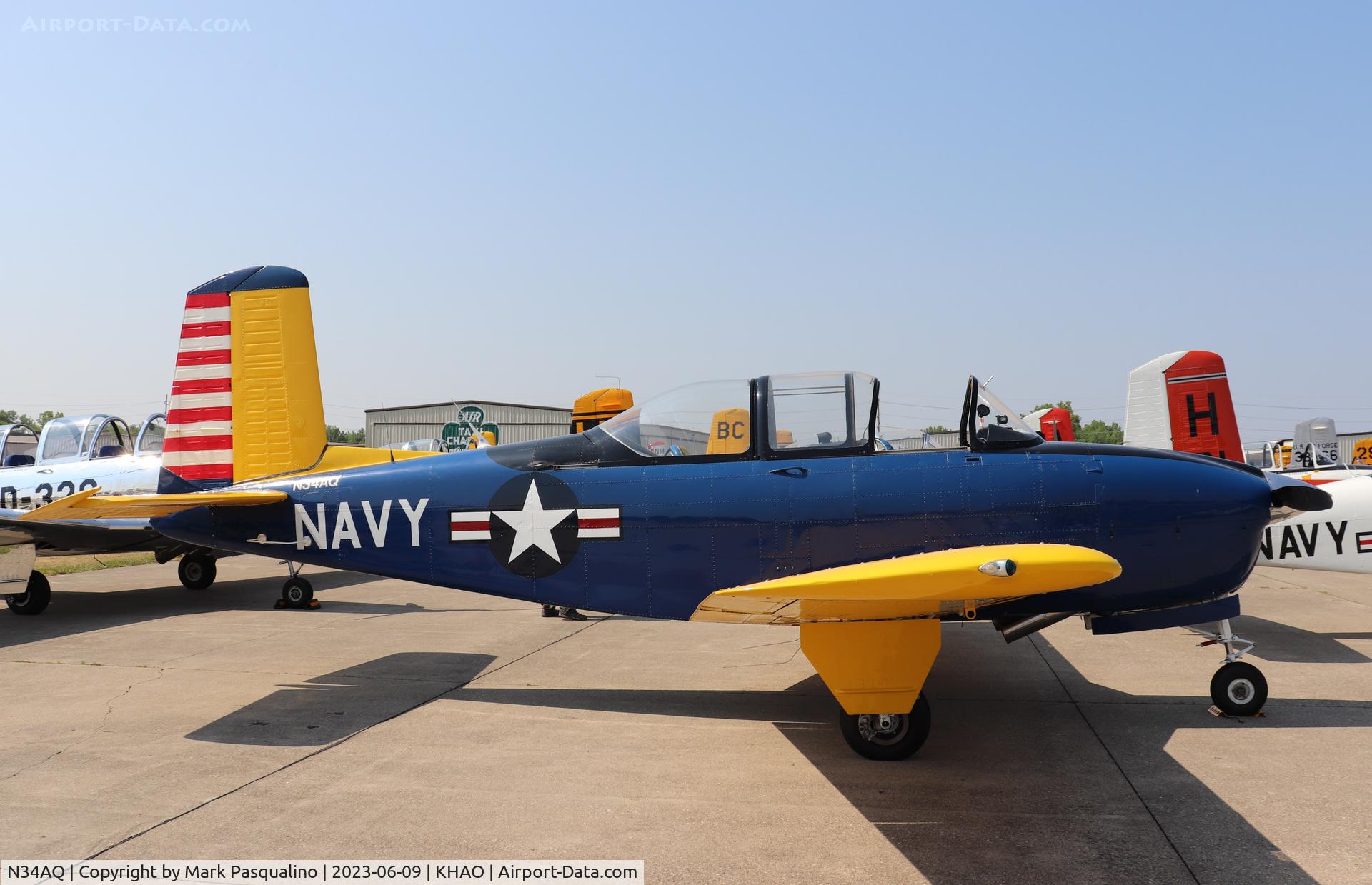 N34AQ, 1956 Beech A45 C/N CG-112, Beech T-34A