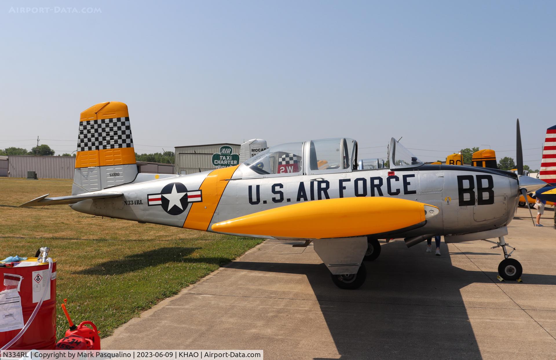N334RL, 1963 Beech T-34A (A45) Mentor Mentor C/N G-12, Beech T-34A