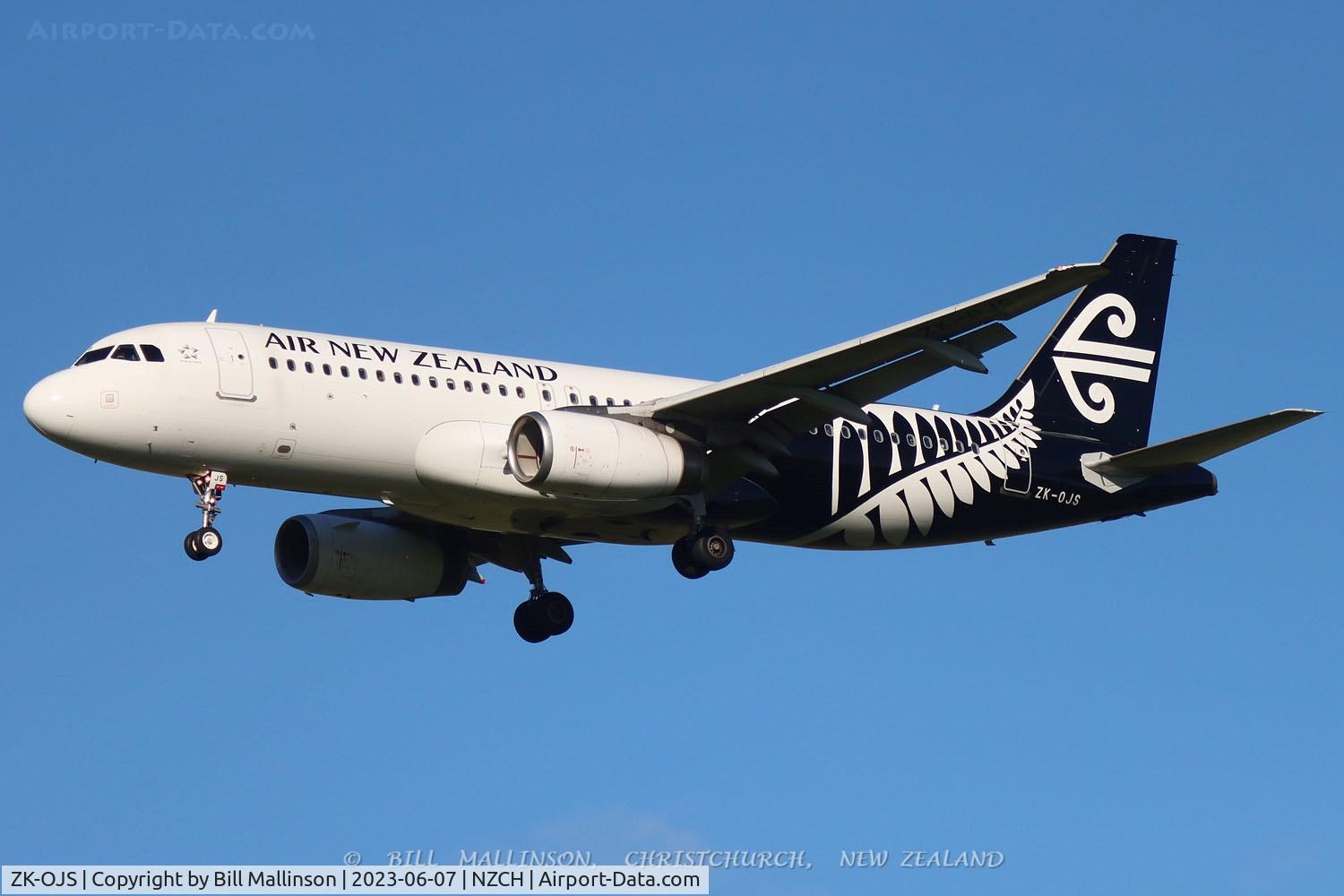 ZK-OJS, 2011 Airbus A320-232 C/N 4926, NZ539 from AKL
