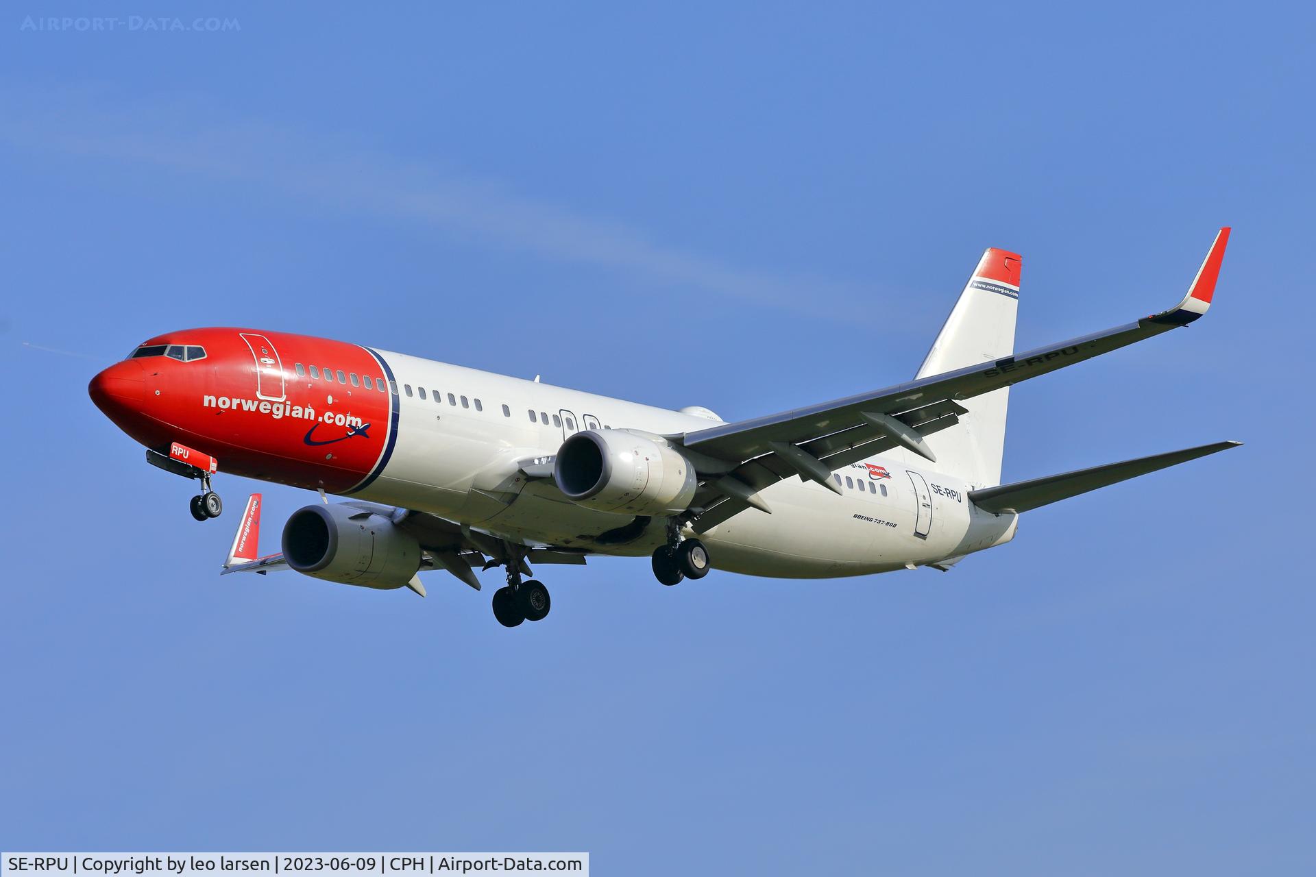 SE-RPU, 2015 Boeing 737-8JP C/N 42078, Copenhagen 9.6.2023