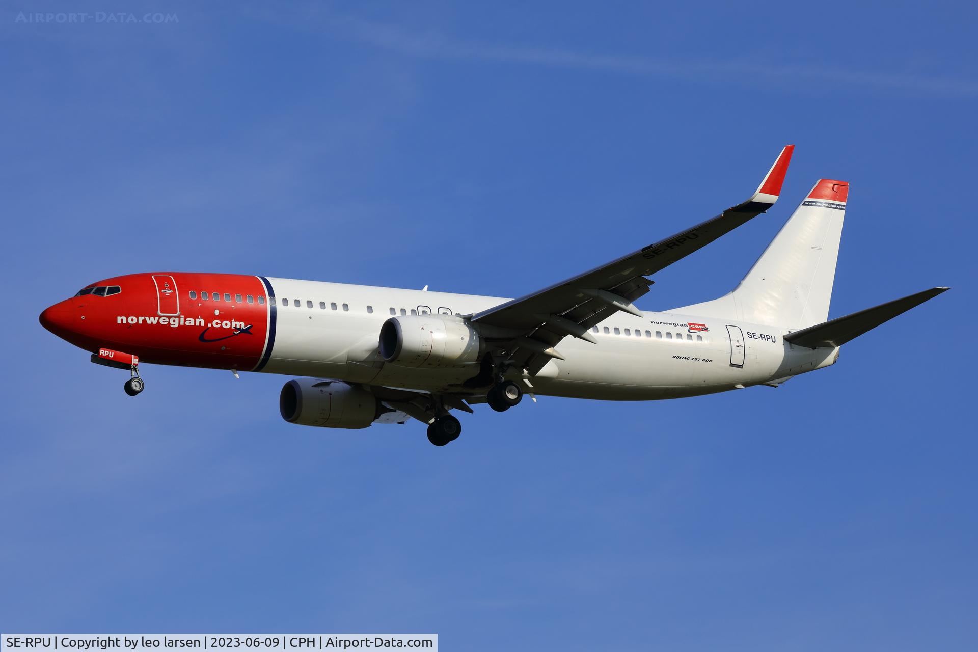 SE-RPU, 2015 Boeing 737-8JP C/N 42078, Copenhagen 9.6.2023