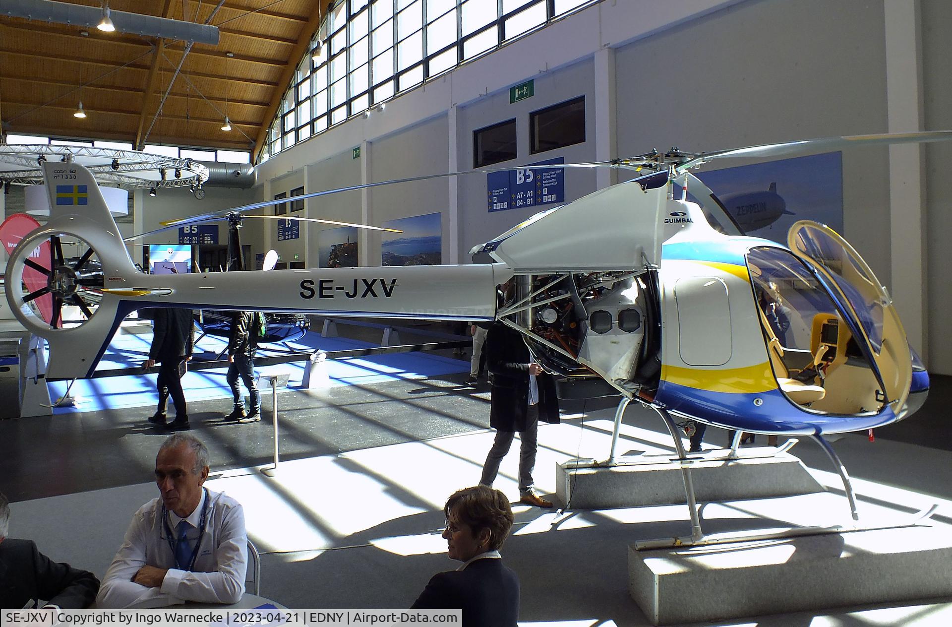 SE-JXV, Guimbal Cabri G2 C/N 1330, Guimbal Cabri G2 at the AERO 2023, Friedrichshafen