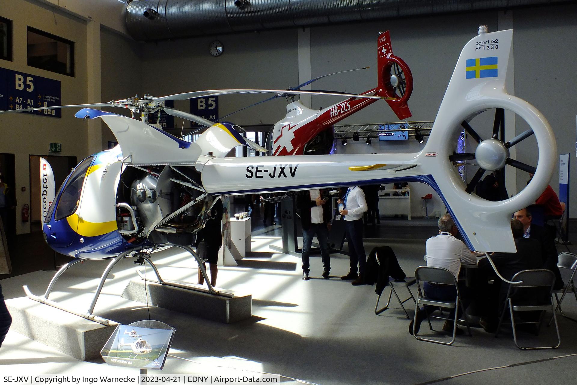 SE-JXV, Guimbal Cabri G2 C/N 1330, Guimbal Cabri G2 at the AERO 2023, Friedrichshafen