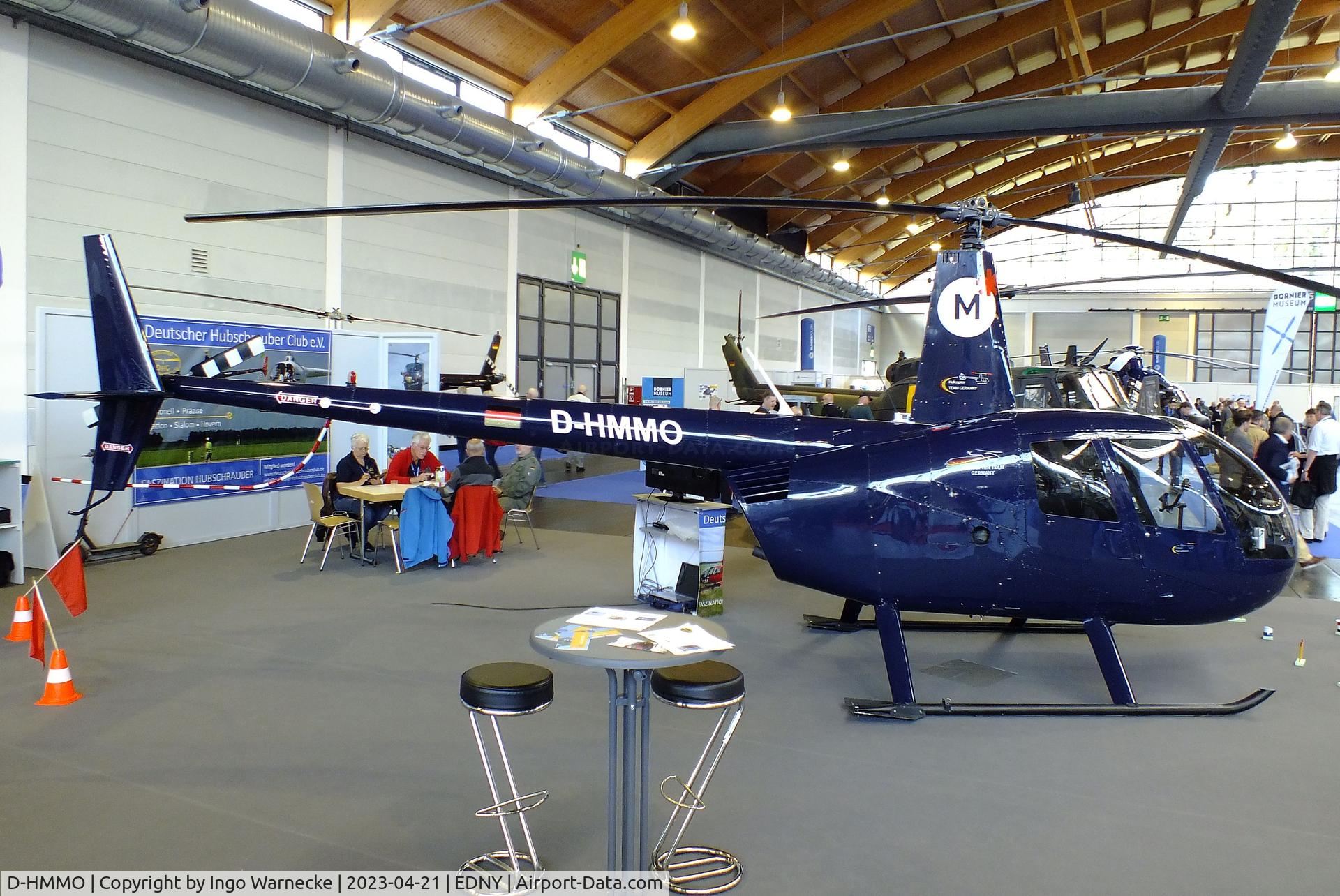 D-HMMO, 2009 Robinson R44 Raven II C/N 12846, Robinson R44 Raven II at the AERO 2023, Friedrichshafen