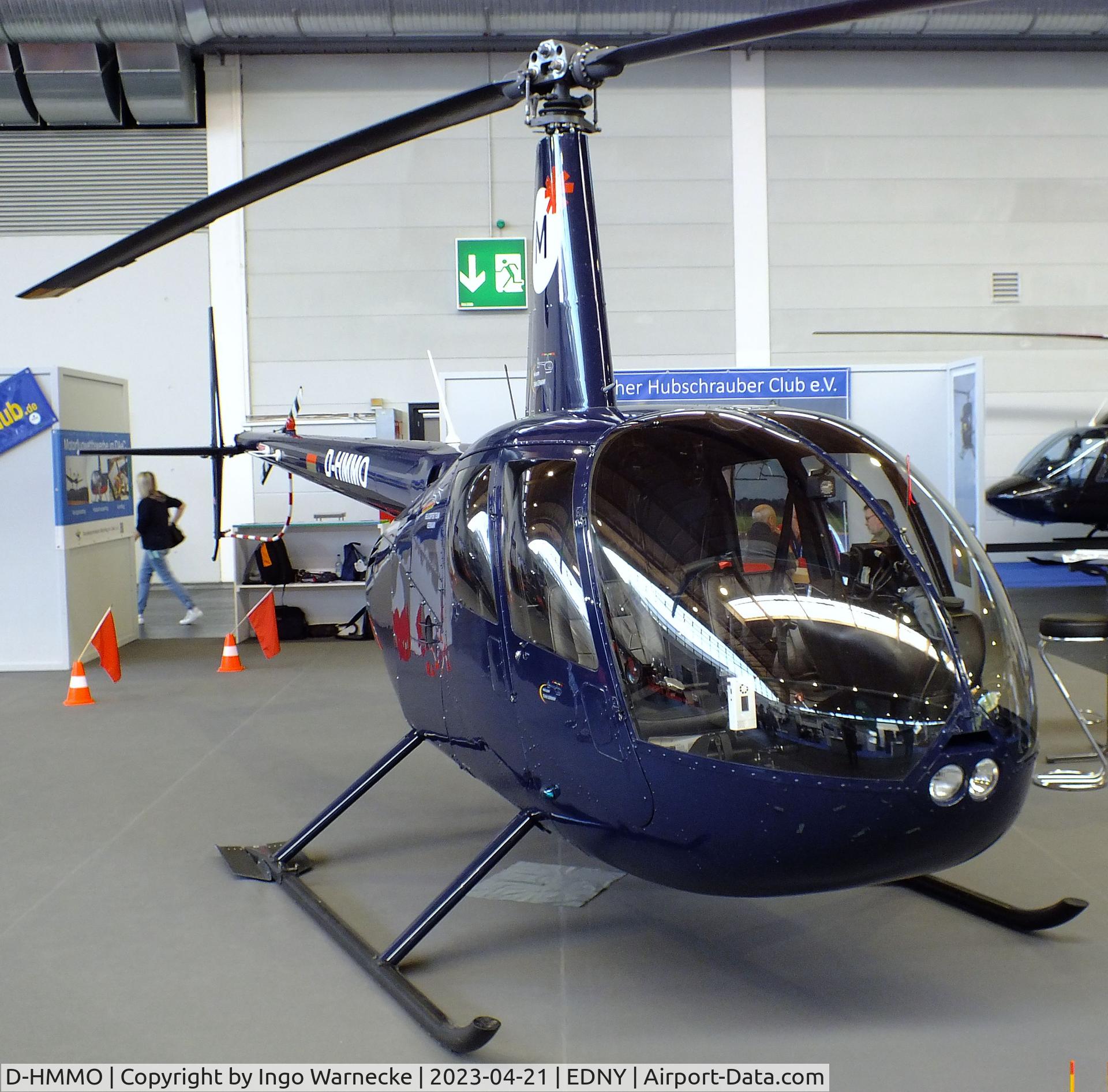 D-HMMO, 2009 Robinson R44 Raven II C/N 12846, Robinson R44 Raven II at the AERO 2023, Friedrichshafen