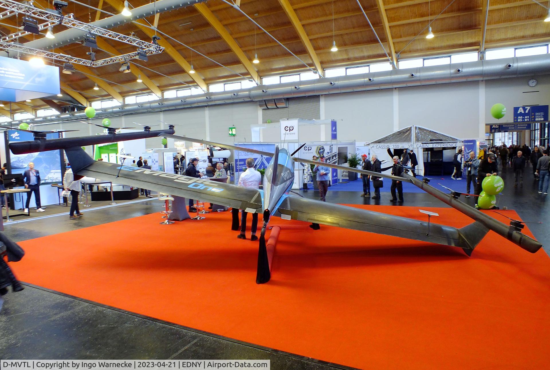 D-MVTL, 2021 eMagic One C/N 001, eMagic One powered by 9 electric motors, at the AERO 2023, Friedrichshafen