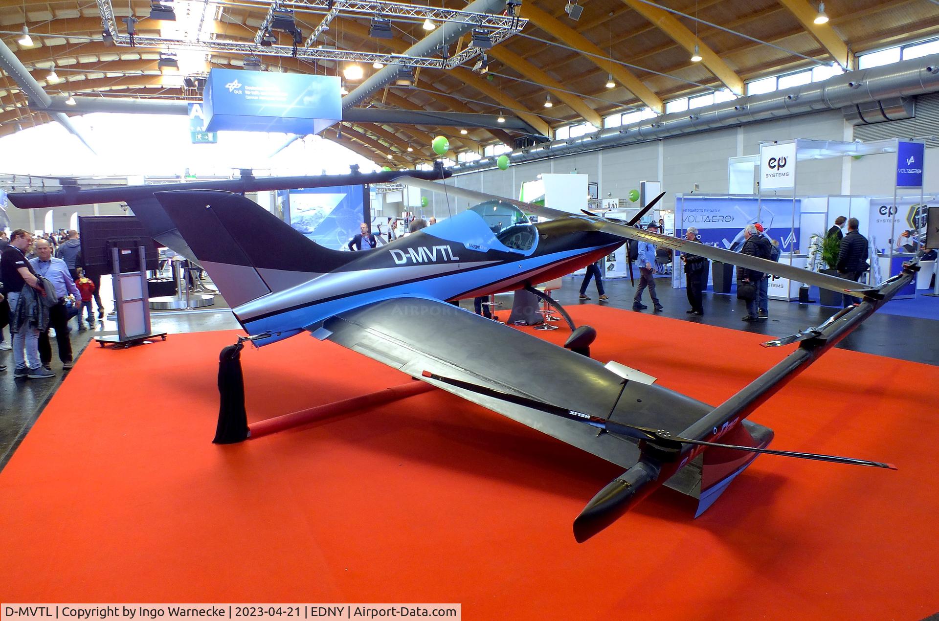 D-MVTL, 2021 eMagic One C/N 001, eMagic One powered by 9 electric motors, at the AERO 2023, Friedrichshafen