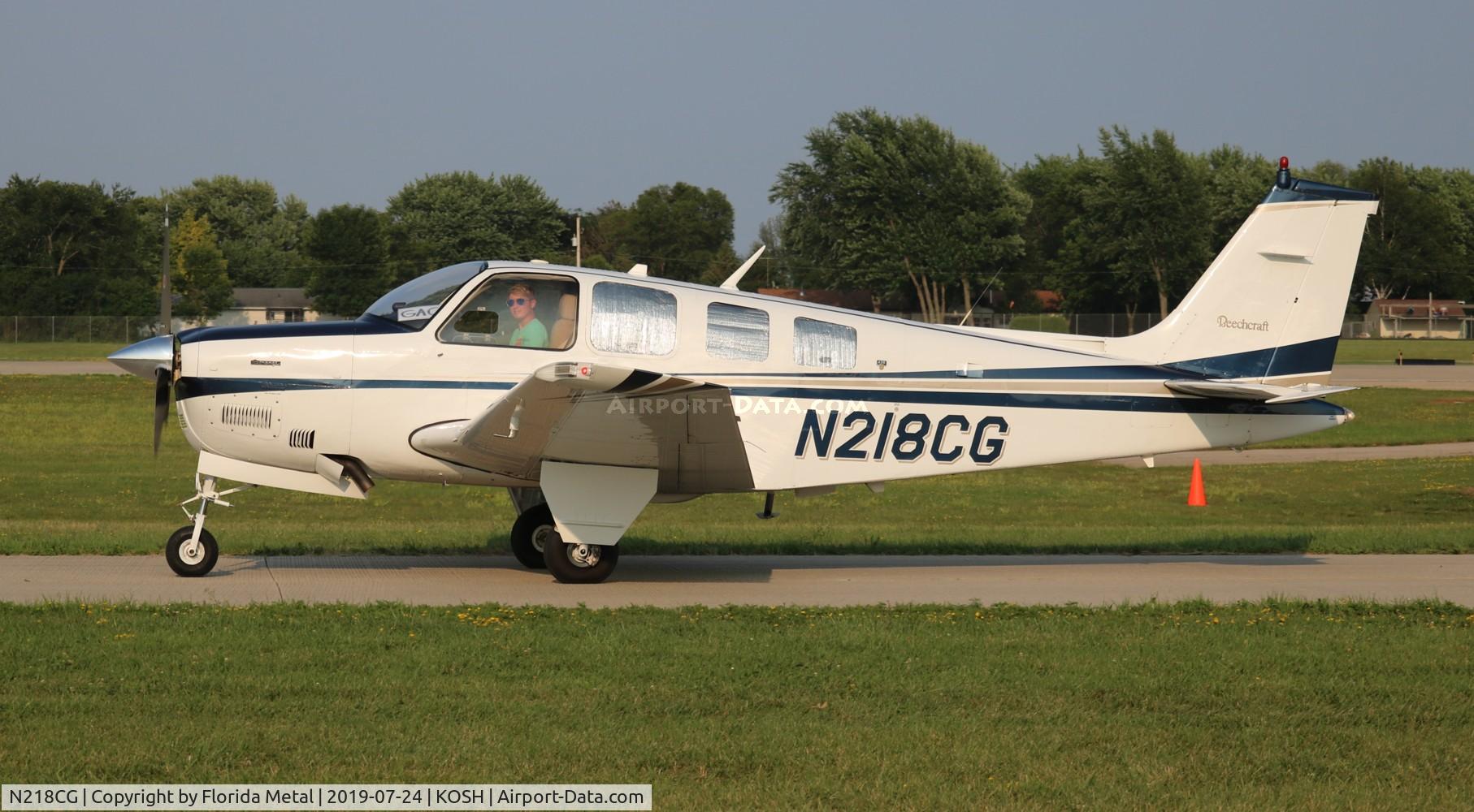 N218CG, 1980 Beech A36 Bonanza 36 C/N E-1741, Bonanza 36 zx