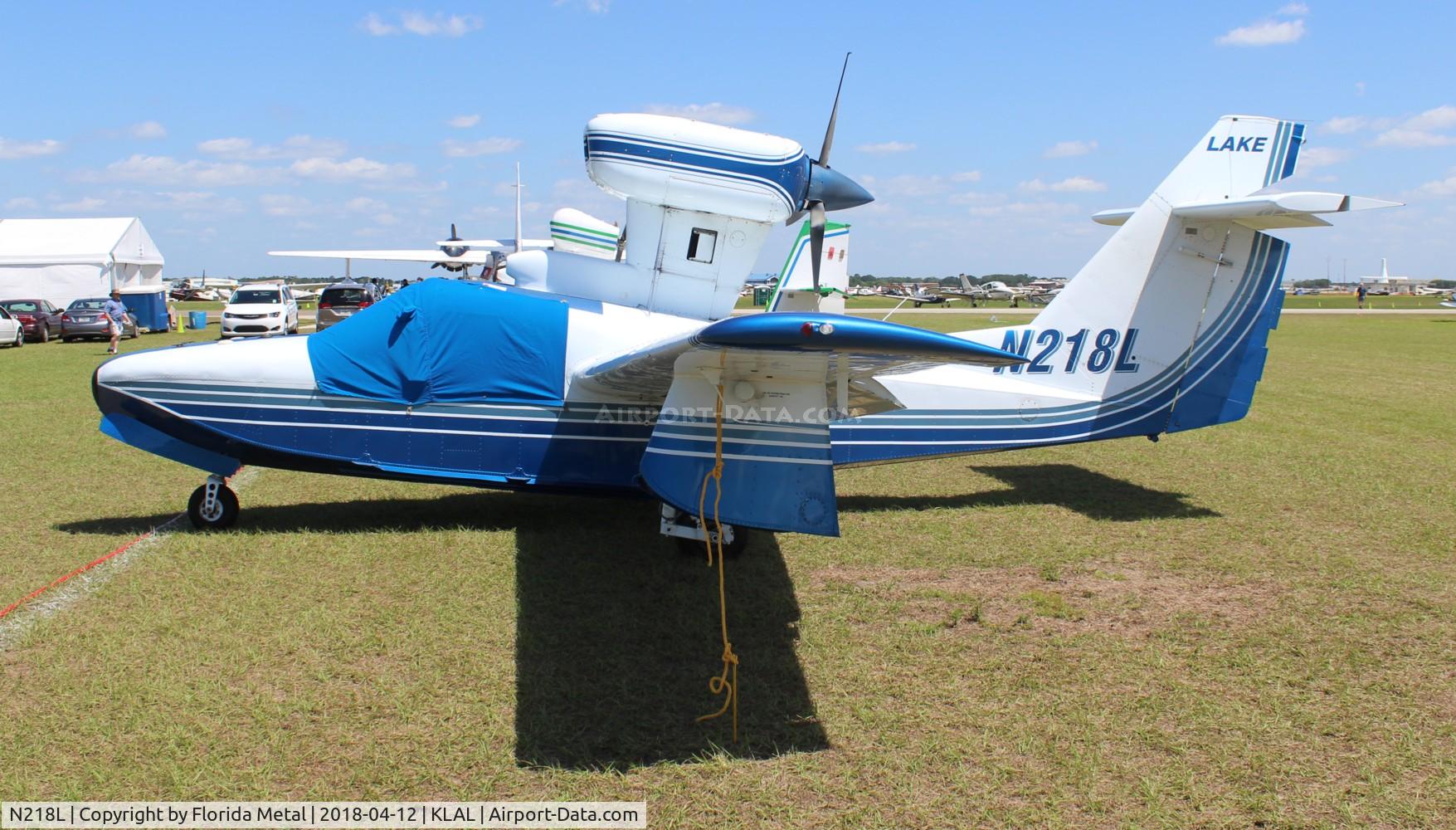 N218L, Aerofab Inc Lake LA-250 C/N 68, LA-250 zx