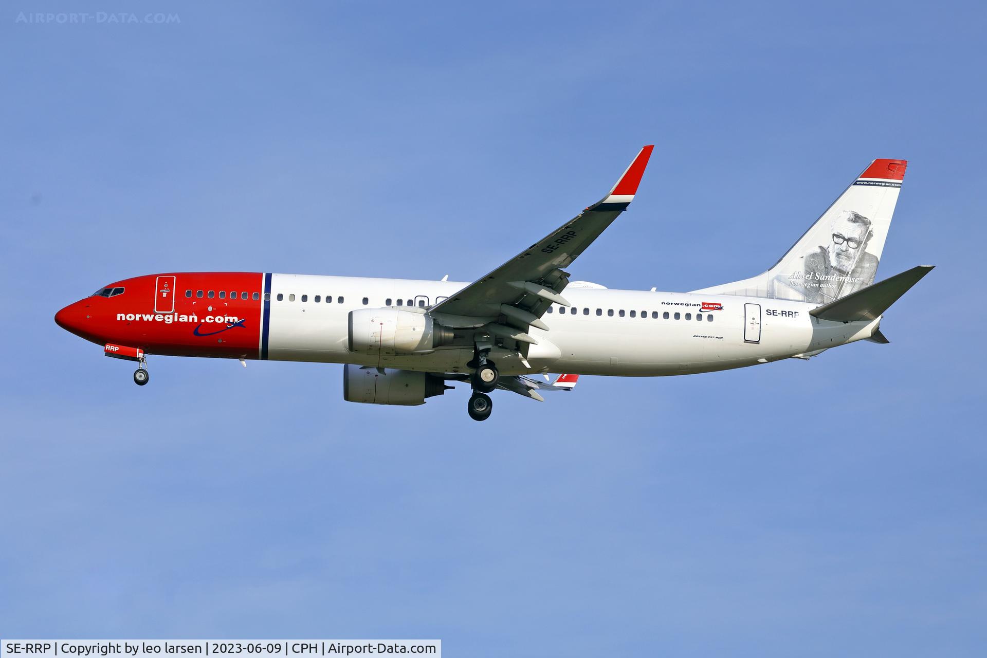 SE-RRP, 2011 Boeing 737-8JP C/N 39047, Copenhagen 9.6.2023