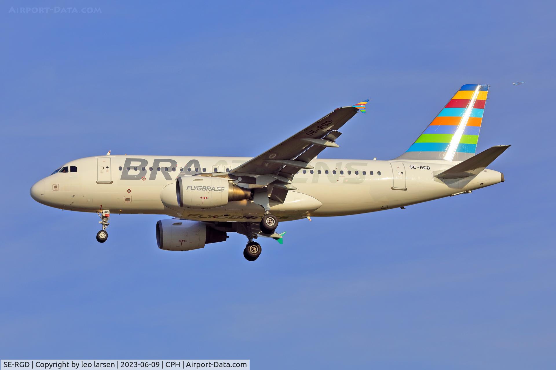 SE-RGD, 2007 Airbus A319-112 C/N 3346, Copenhagen 9.6.2023