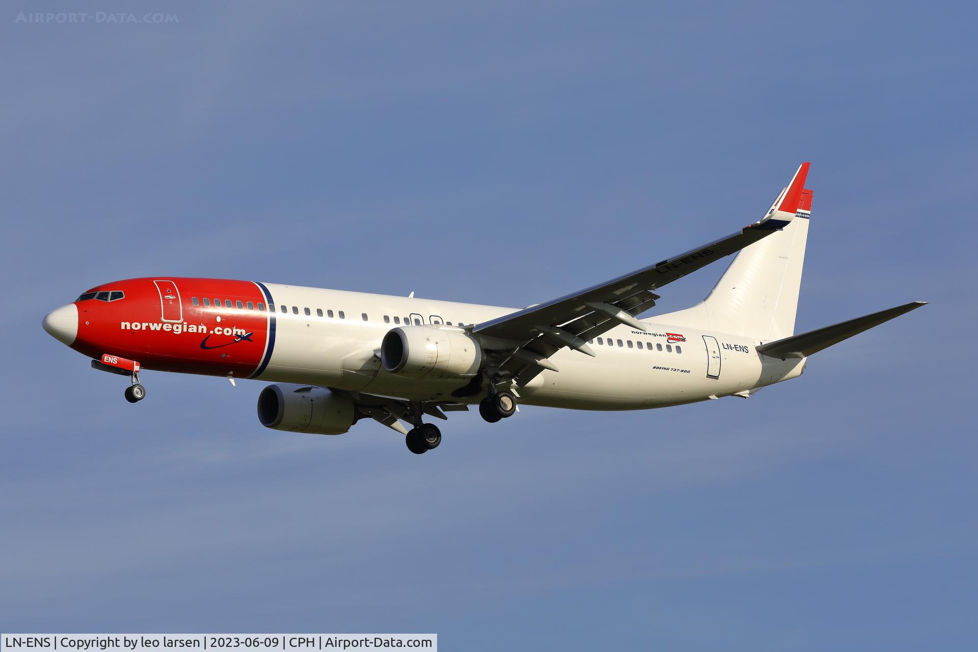 LN-ENS, 2017 Boeing 737-8JP C/N 42281, Copenhagen 9.6.2023