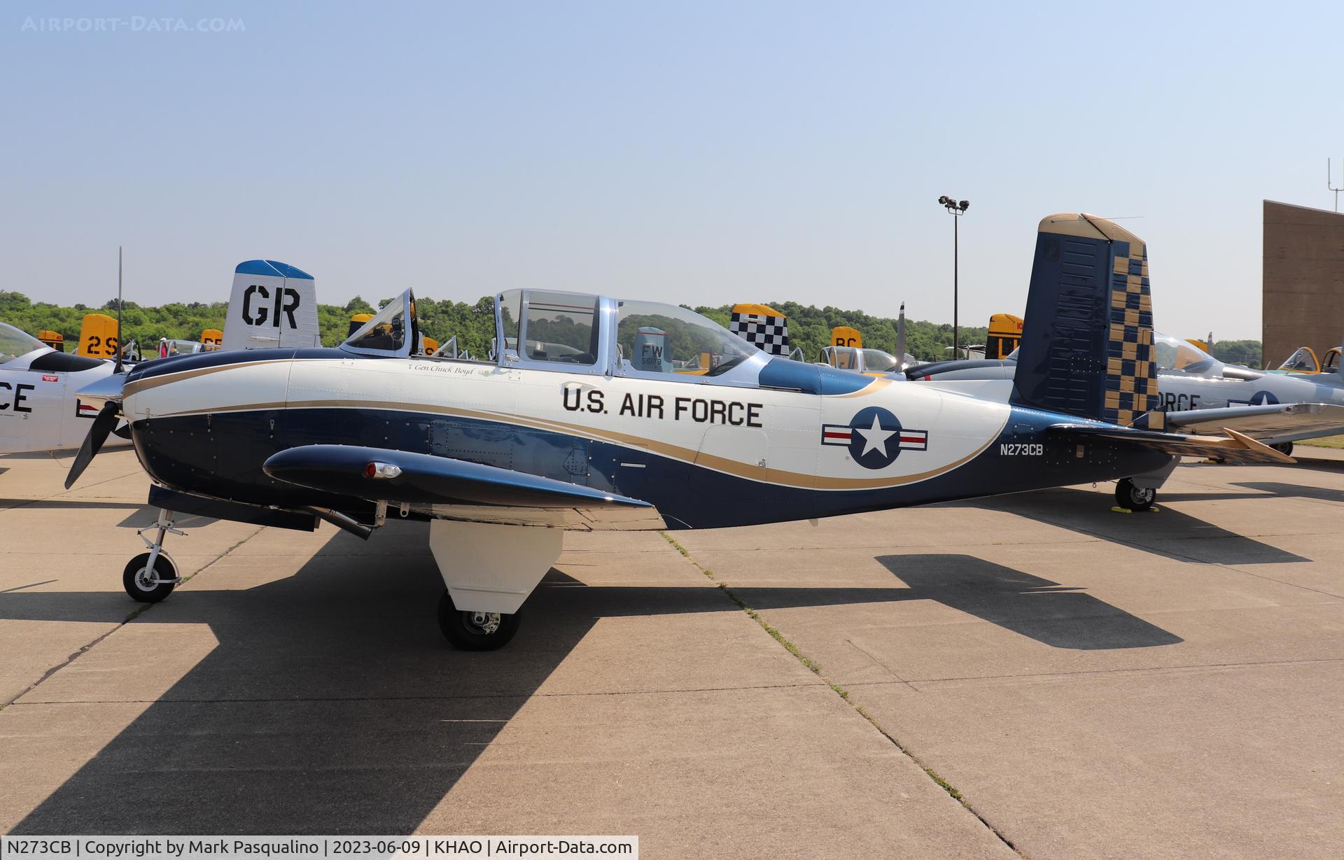 N273CB, 1953 Beech T-34A (A45) Mentor Mentor C/N G-72, Beech T-34A