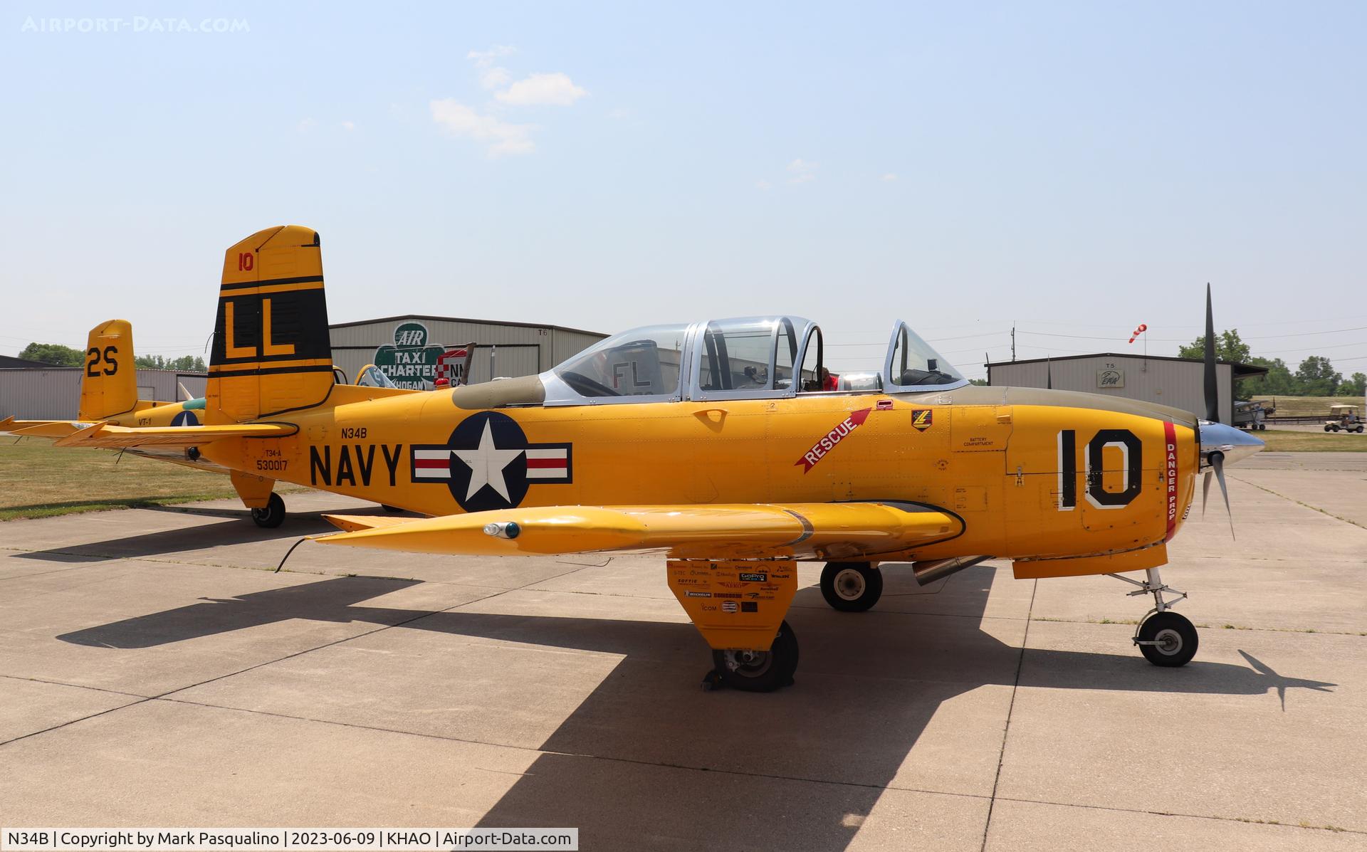 N34B, 1952 Beech B-45 C/N G-17, Beech T-34A