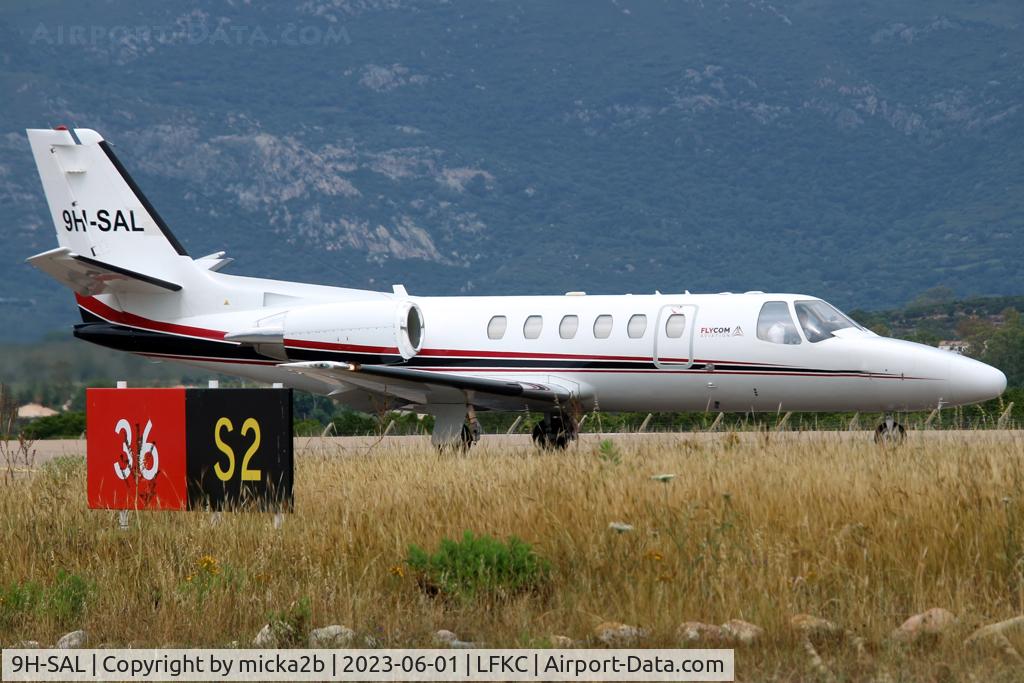 9H-SAL, 2002 Cessna 550 Citation Bravo C/N 550-1007, Taxiing
