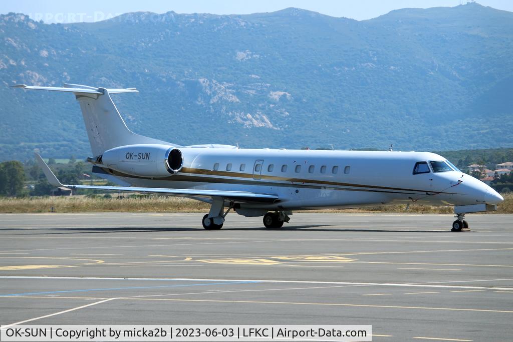 OK-SUN, 2006 Embraer EMB-135BJ Legacy 600 C/N 14500963, Parked