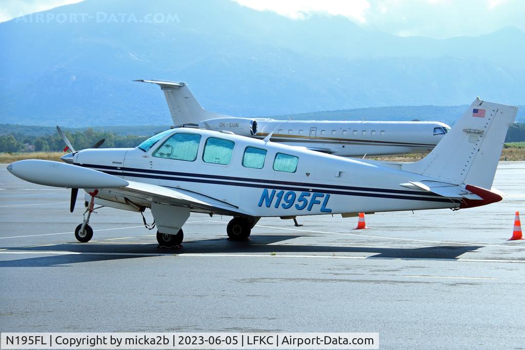 N195FL, 1991 Beechcraft A36 Bonanza C/N E-2619, Parked