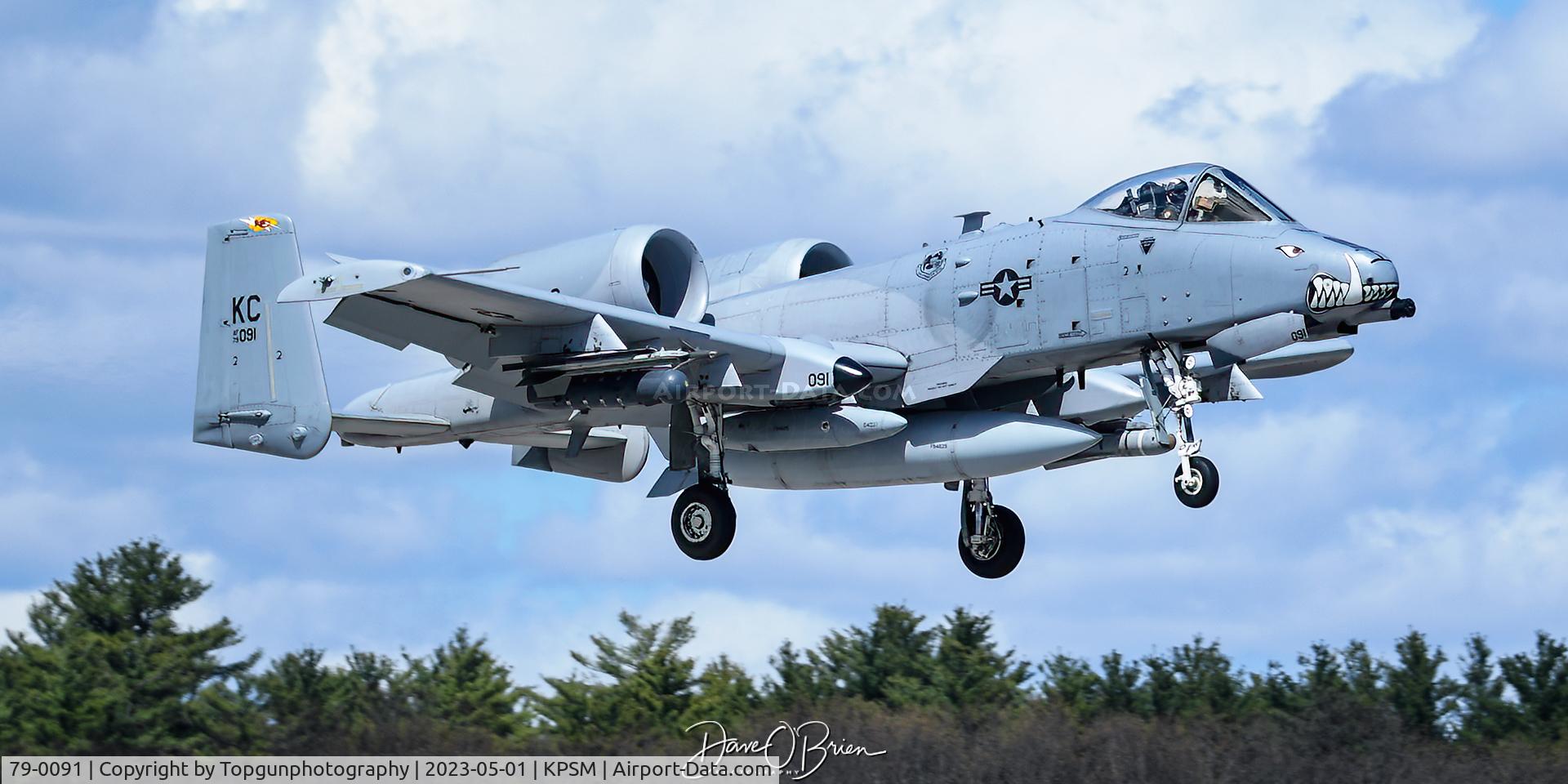 79-0091, 1979 Fairchild Republic A-10C Thunderbolt II C/N A10-0355, KACEY61