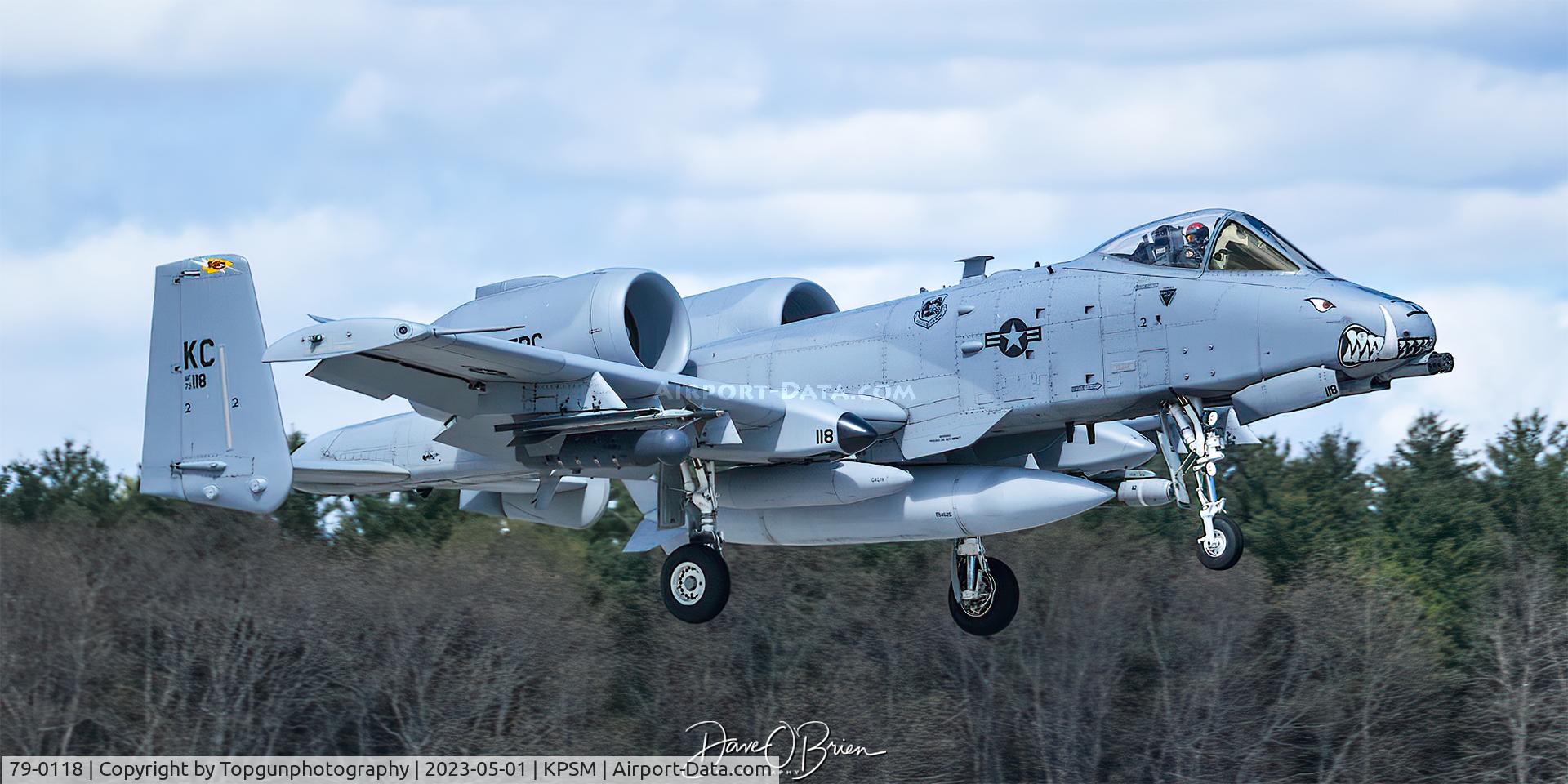 79-0118, 1979 Fairchild Republic A-10C Thunderbolt II C/N A10-0382, KACEY62