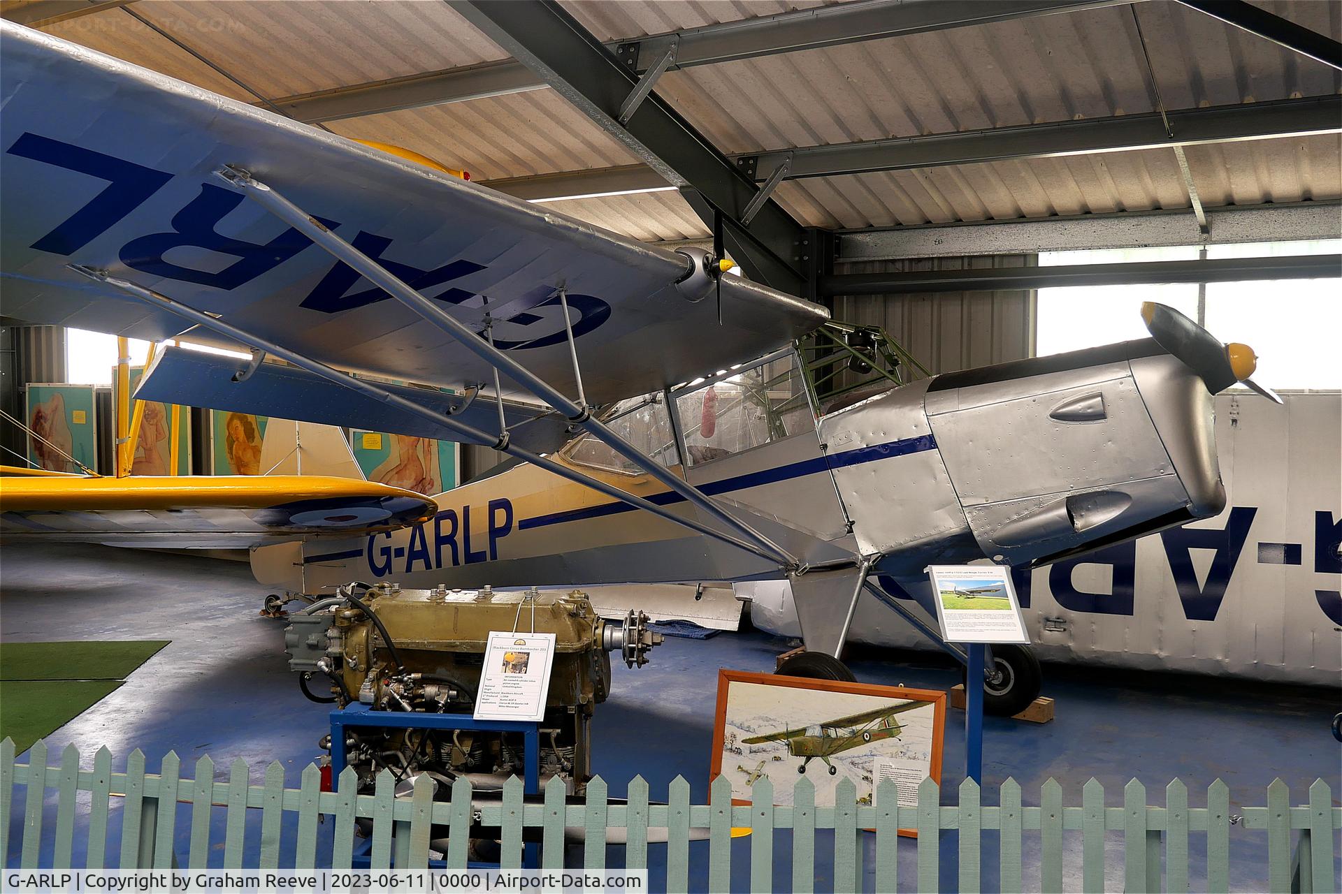 G-ARLP, 1948 Beagle A-61 Terrier 1 C/N 2573, Preserved at the Norfolk and Suffolk Aviation Museum, Flixton.