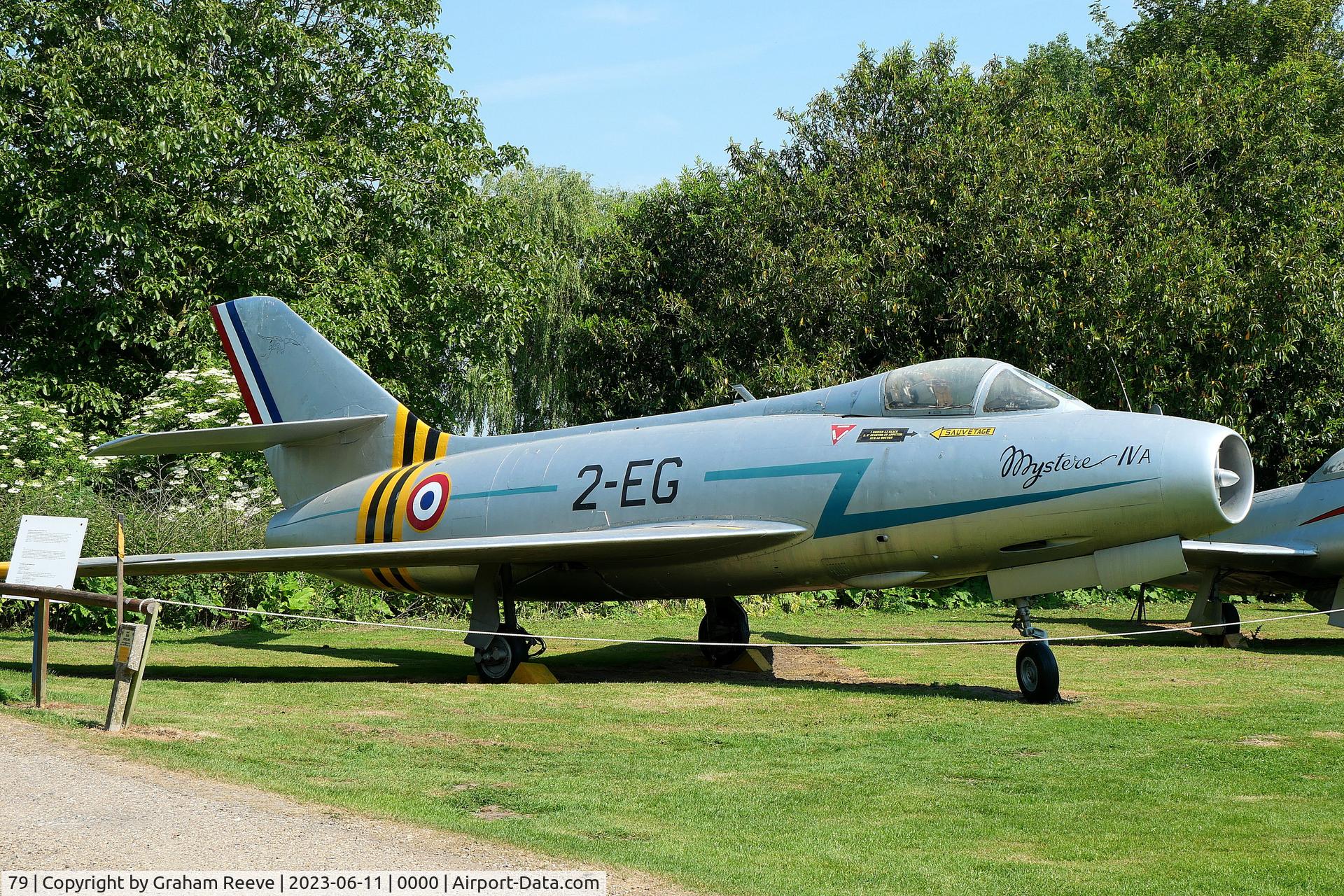 79, Dassault Mystere IVA C/N 79, Preserved at the Norfolk and Suffolk Aviation Museum, Flixton.
