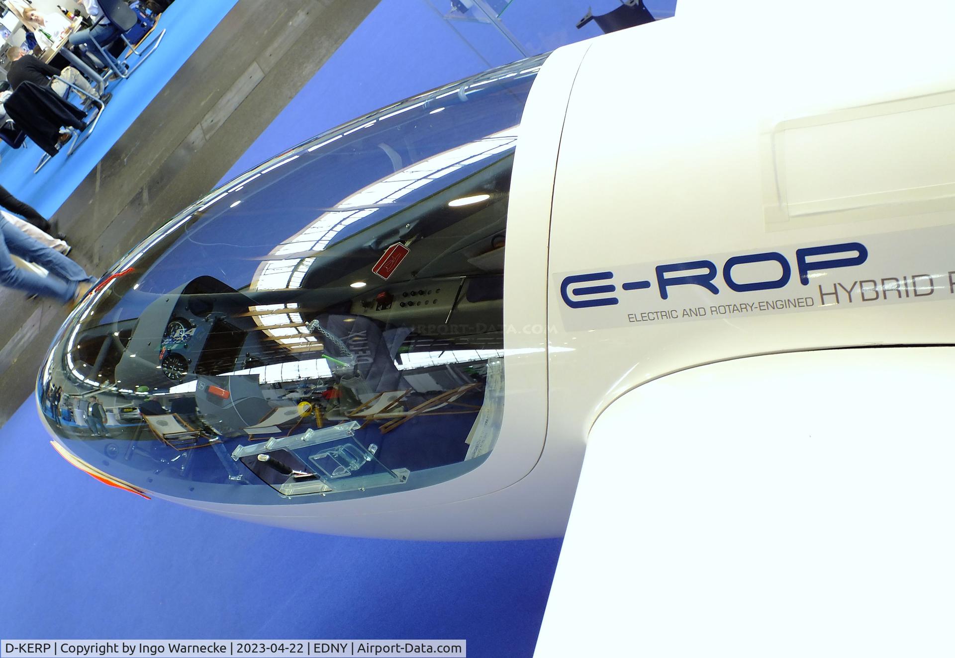 D-KERP, 2022 Lange Aviation E1 Antares 20 E-ROP C/N 001, Lange E1 Antares 20 e-ROP with hybrid Wankel and electric motor (FES, front electric sustainer), at the AERO 2023, Friedrichshafen