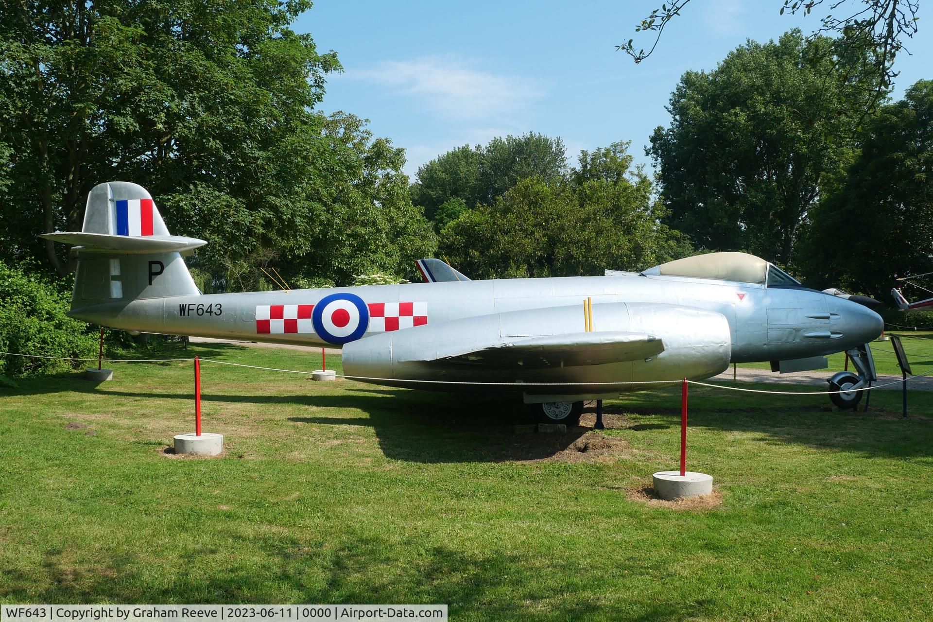 WF643, 1951 Gloster Meteor F.8 C/N Not found WF643, Preserved at the Norfolk and Suffolk Aviation Museum, Flixton.