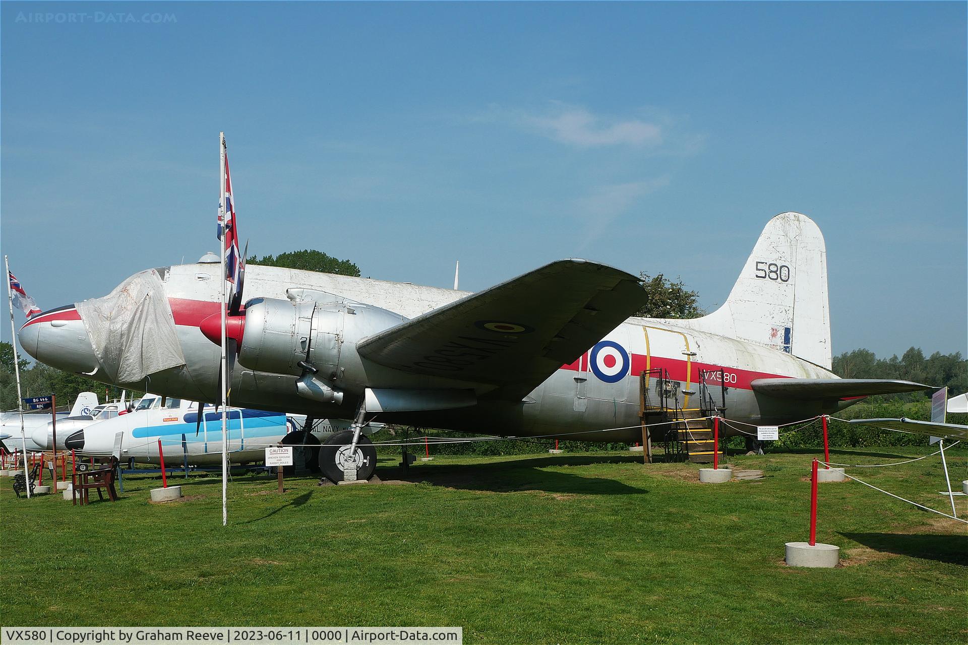 VX580, 1950 Vickers 659 Valetta C2 C/N 432, Preserved at the Norfolk and Suffolk Aviation Museum, Flixton.
