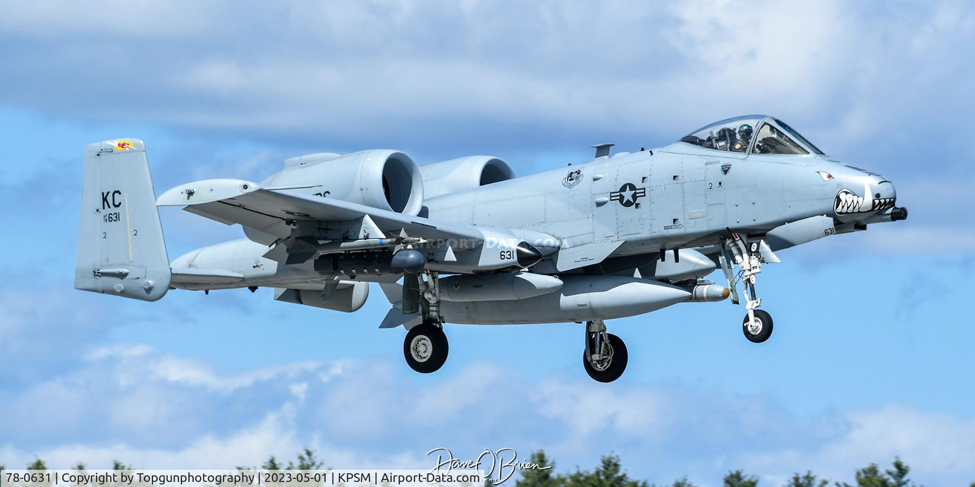 78-0631, 1978 Fairchild Republic A-10C Thunderbolt II C/N A10-0251, KACEY24