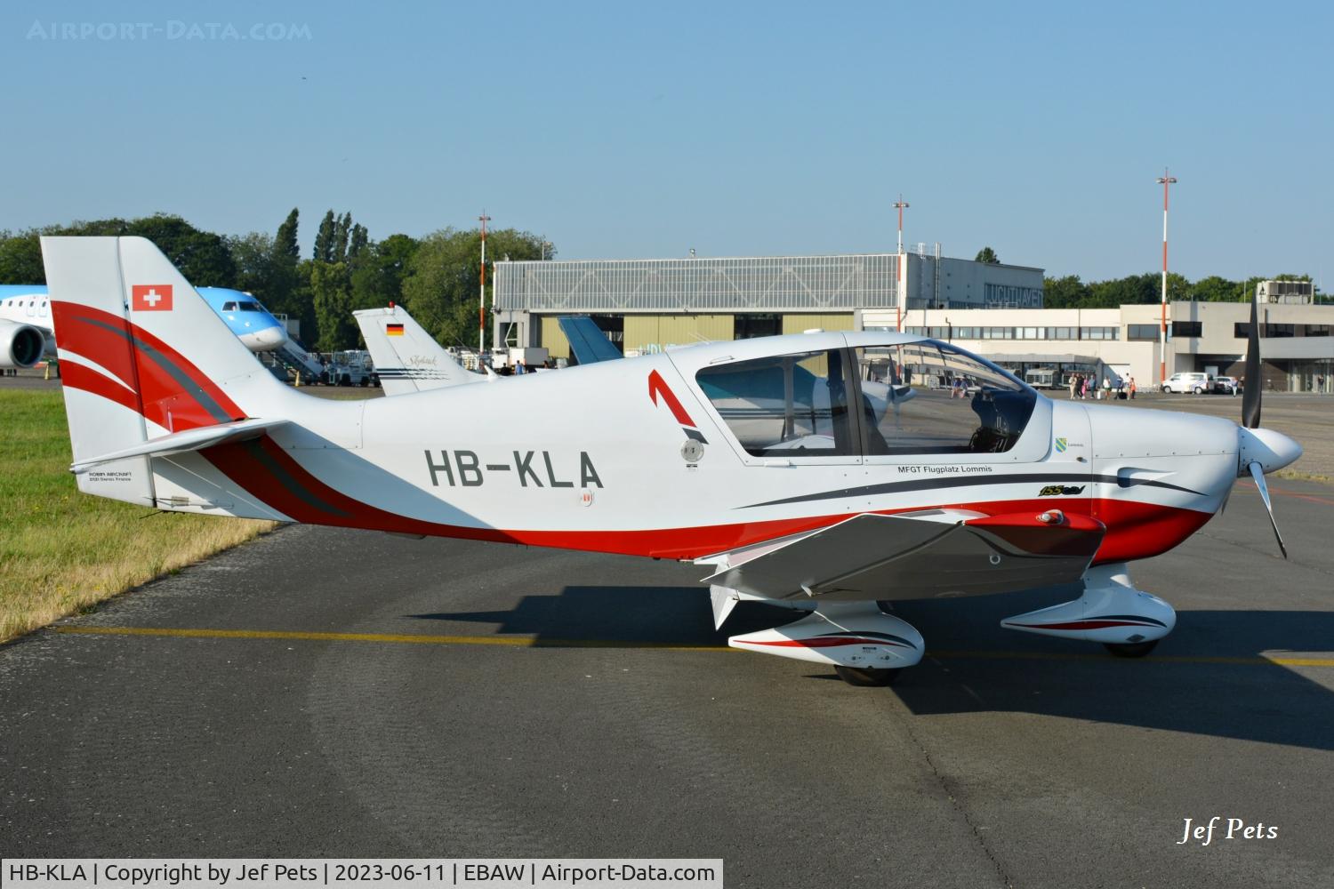 HB-KLA, 2015 Robin DR-400-140B (DR-401-155CDi) Major C/N 2677, Visitor at Antwerp Airport.