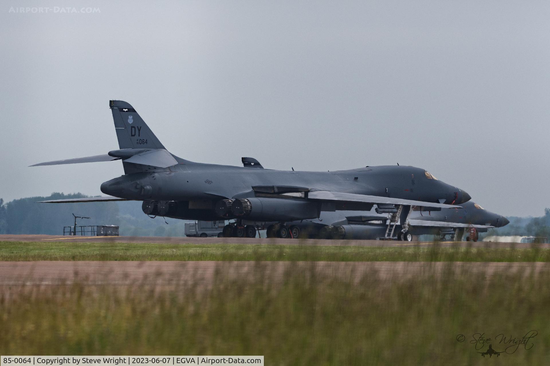 85-0064, 1985 Rockwell B-1B Lancer C/N 24, RAF Fairford Gloucestershire UK