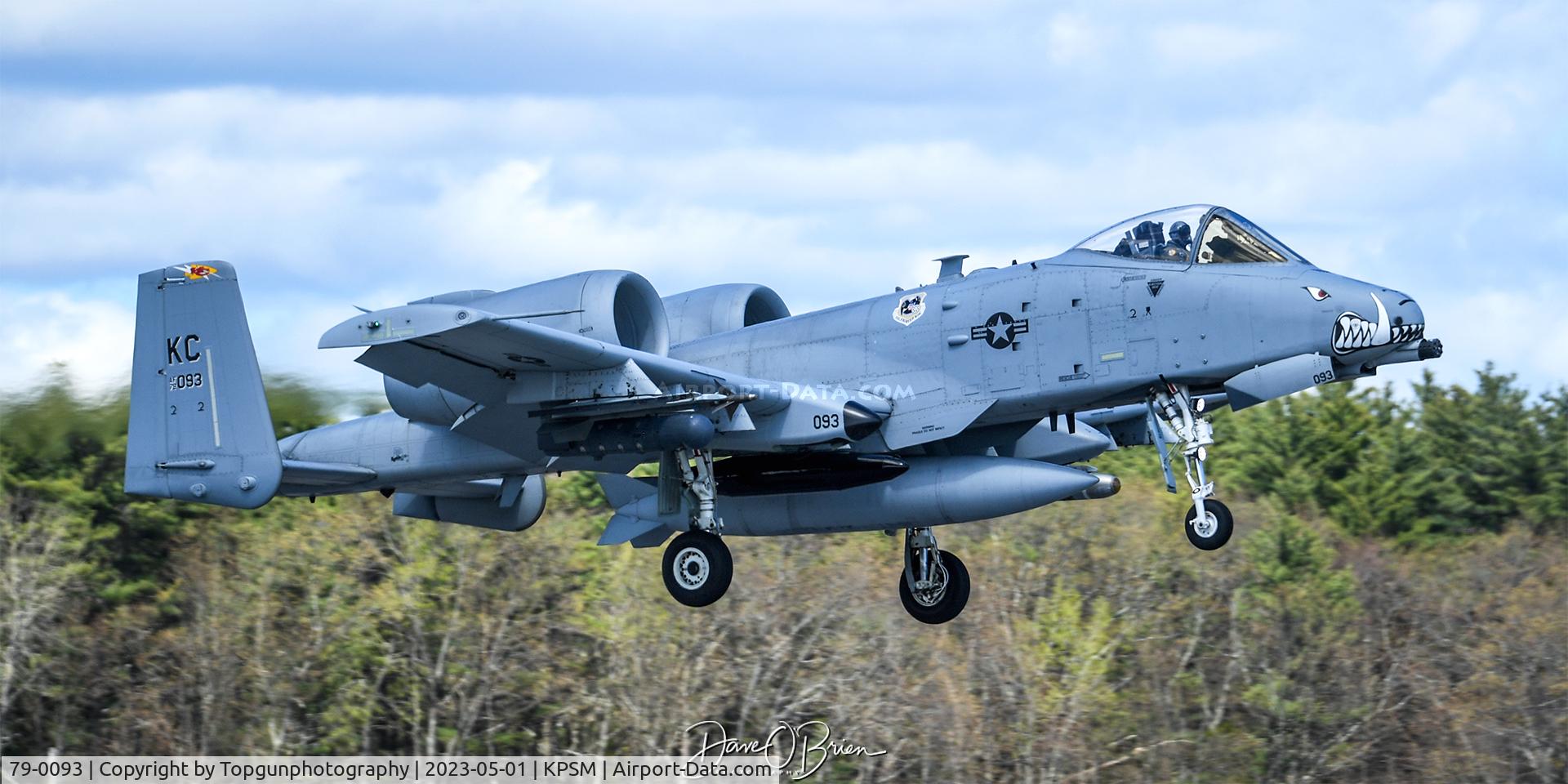 79-0093, 1979 Fairchild Republic A-10A Thunderbolt II C/N A10-0357, KACEY64