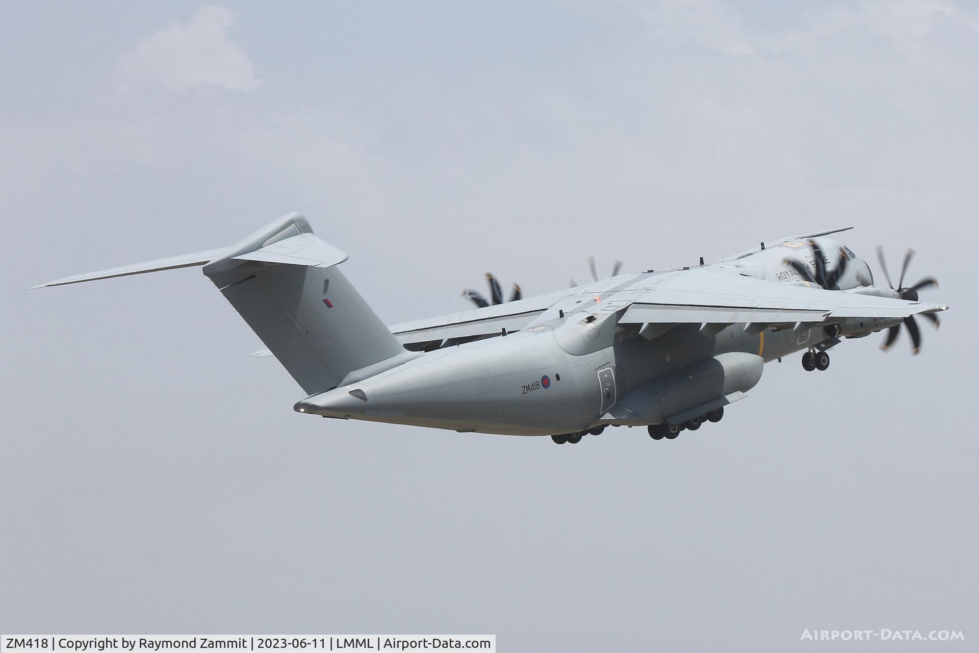 ZM418, 2018 Airbus A400M-180 Atlas C.1 C/N 056, Airbus A400M-180 Atlas C.1 ZM418 Royal Air Force