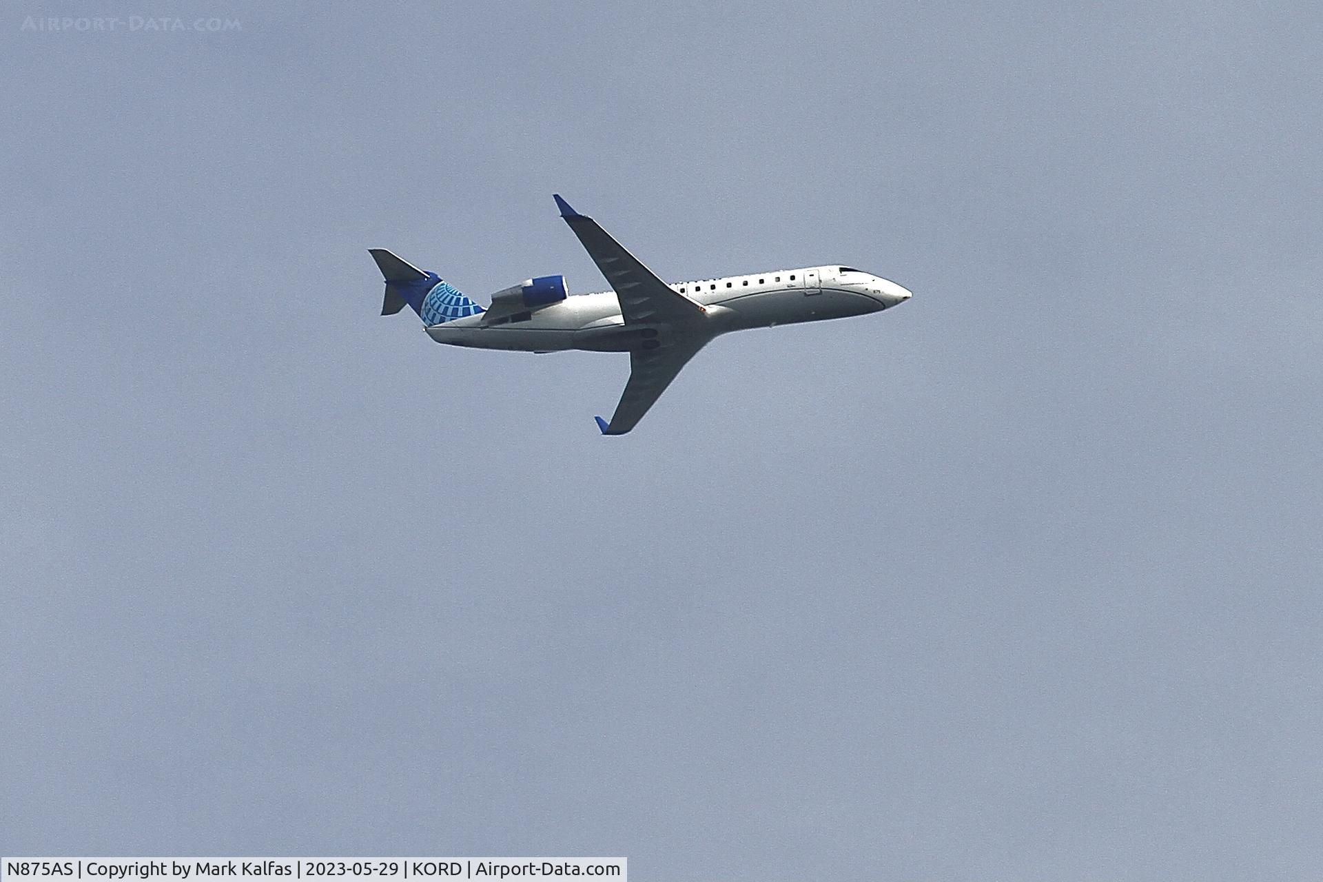 N875AS, 2001 Bombardier CRJ-200ER (CL-600-2B19) C/N 7559, SkyWest/United Express Bombardier CRJ-200ER, CRJ2 N875AS SKW4683 CHA-ORD