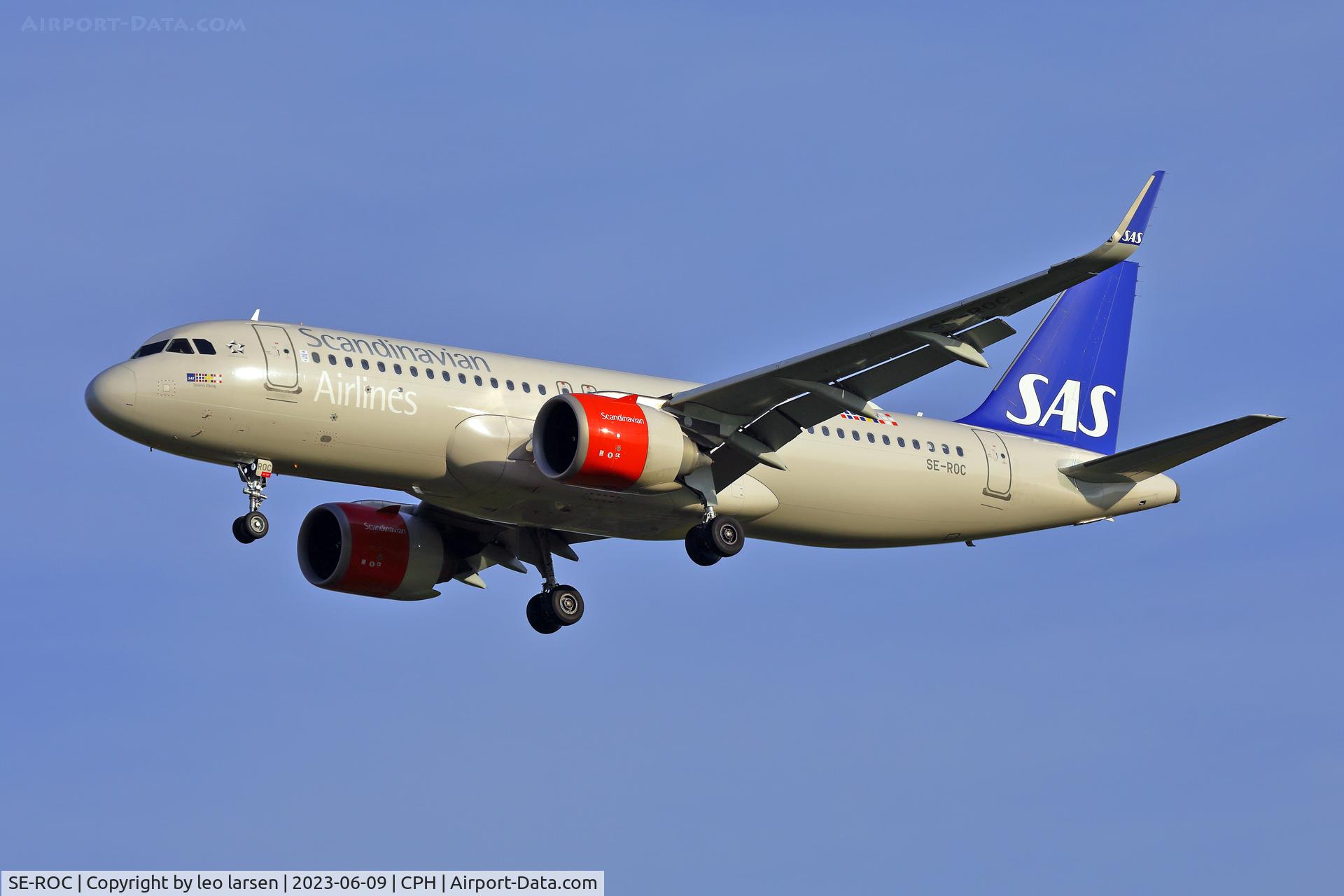 SE-ROC, 2017 Airbus A320-251N C/N 7723, Copenhagen 9.6.2023