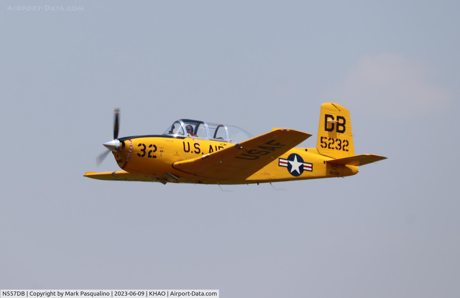 N557DB, 1955 Beech T-34A Mentor Mentor C/N G-789, Beech T-34A