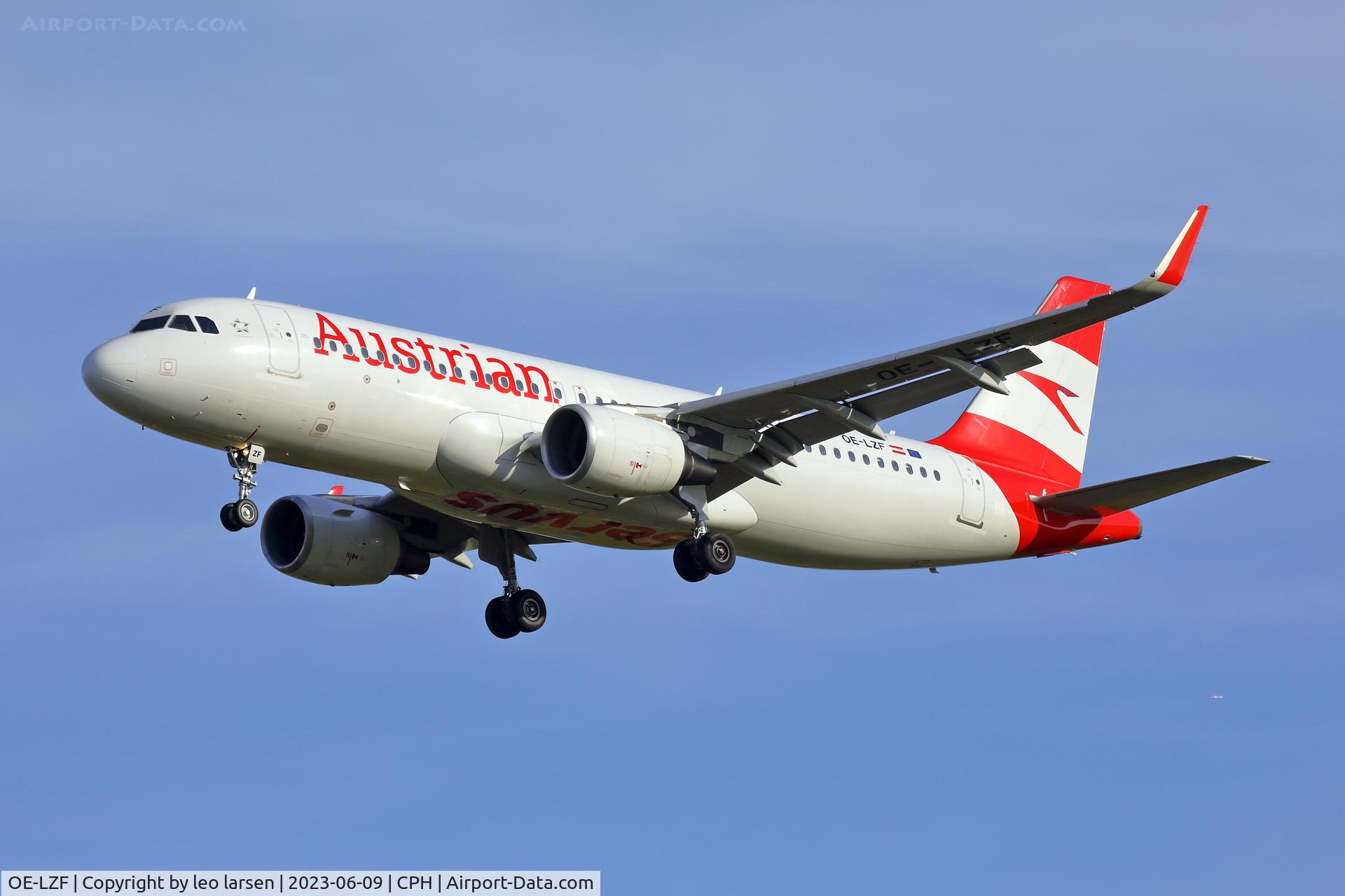 OE-LZF, 2013 Airbus A320-214 C/N 5841, Copenhagen 9.6.2023