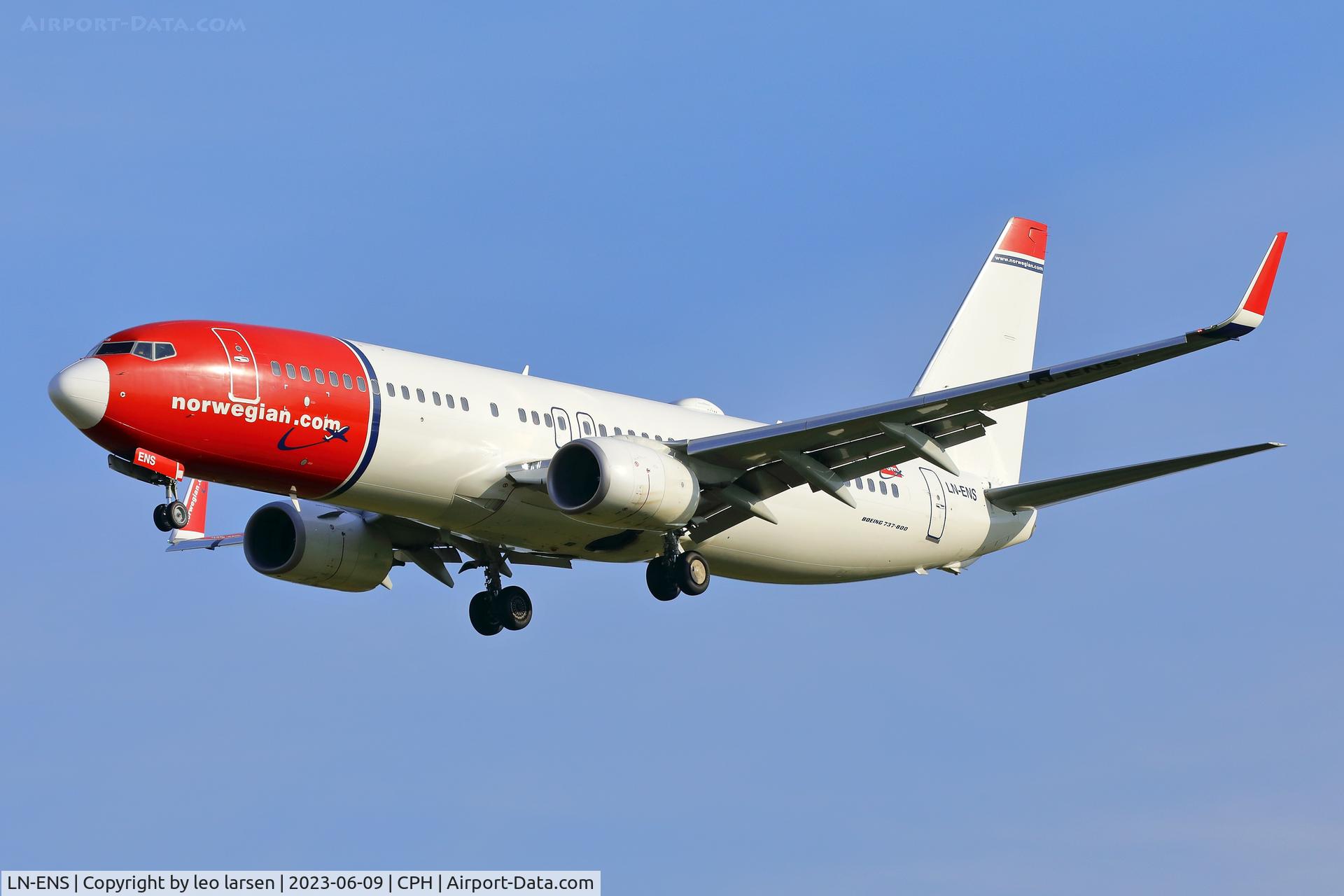 LN-ENS, 2017 Boeing 737-8JP C/N 42281, Copenhagen 9.6.2023