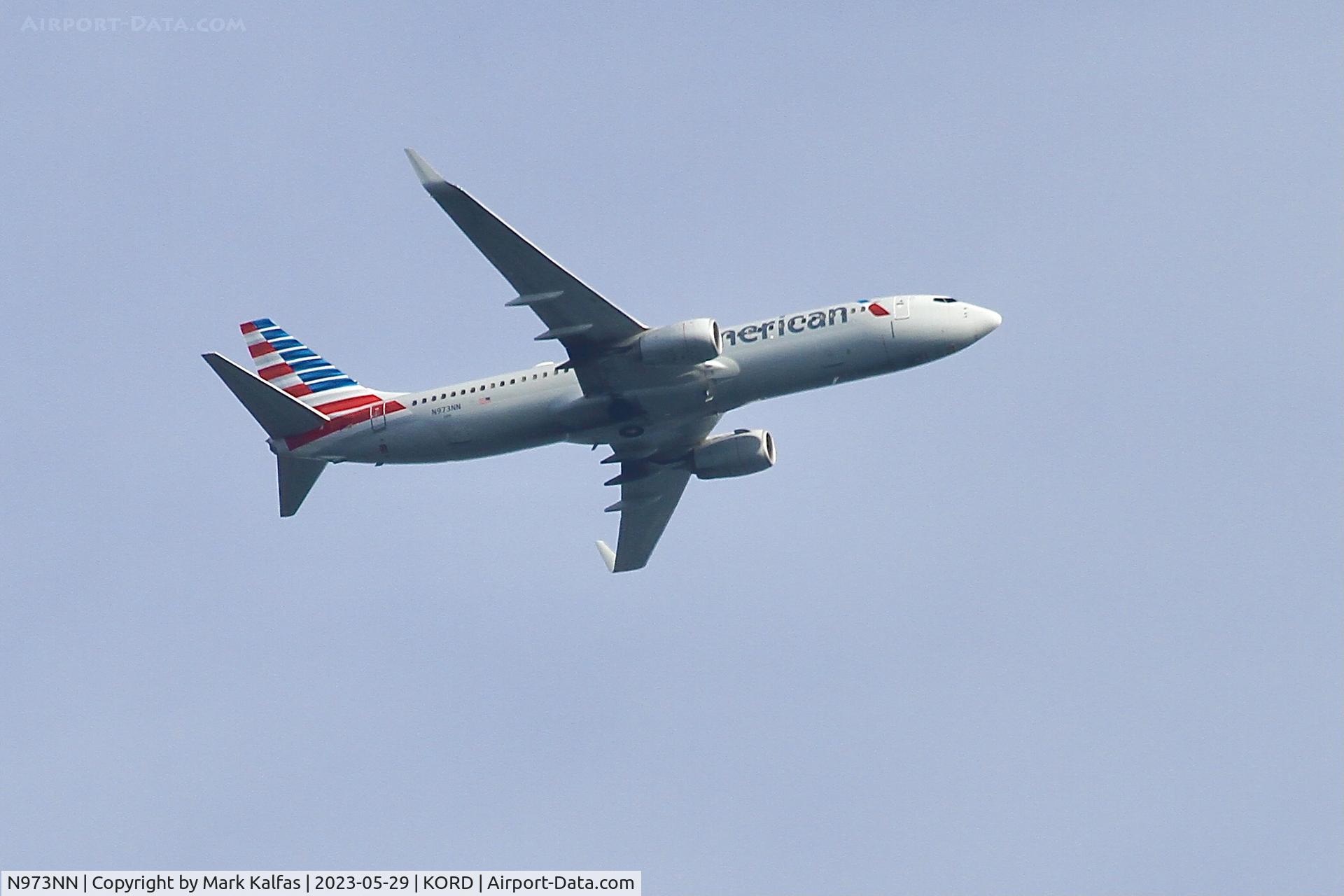 N973NN, 2015 Boeing 737-823 C/N 31219, American Airlines Boeing 737-823 / B738 N973NN operating as AA969 MIA-ORD