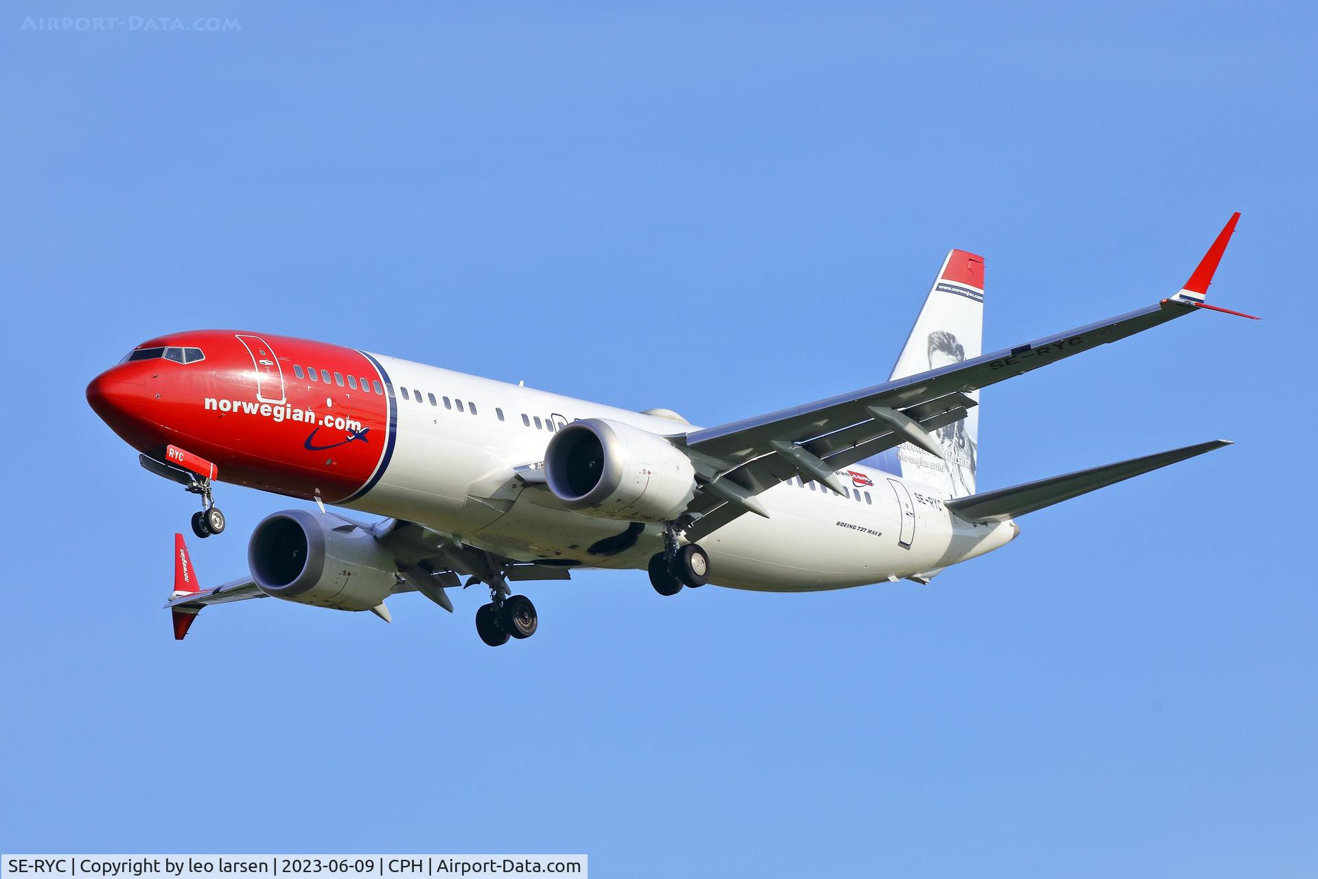 SE-RYC, 2018 Boeing 737-8 MAX C/N 63971, Copenhagen 9.6.2023