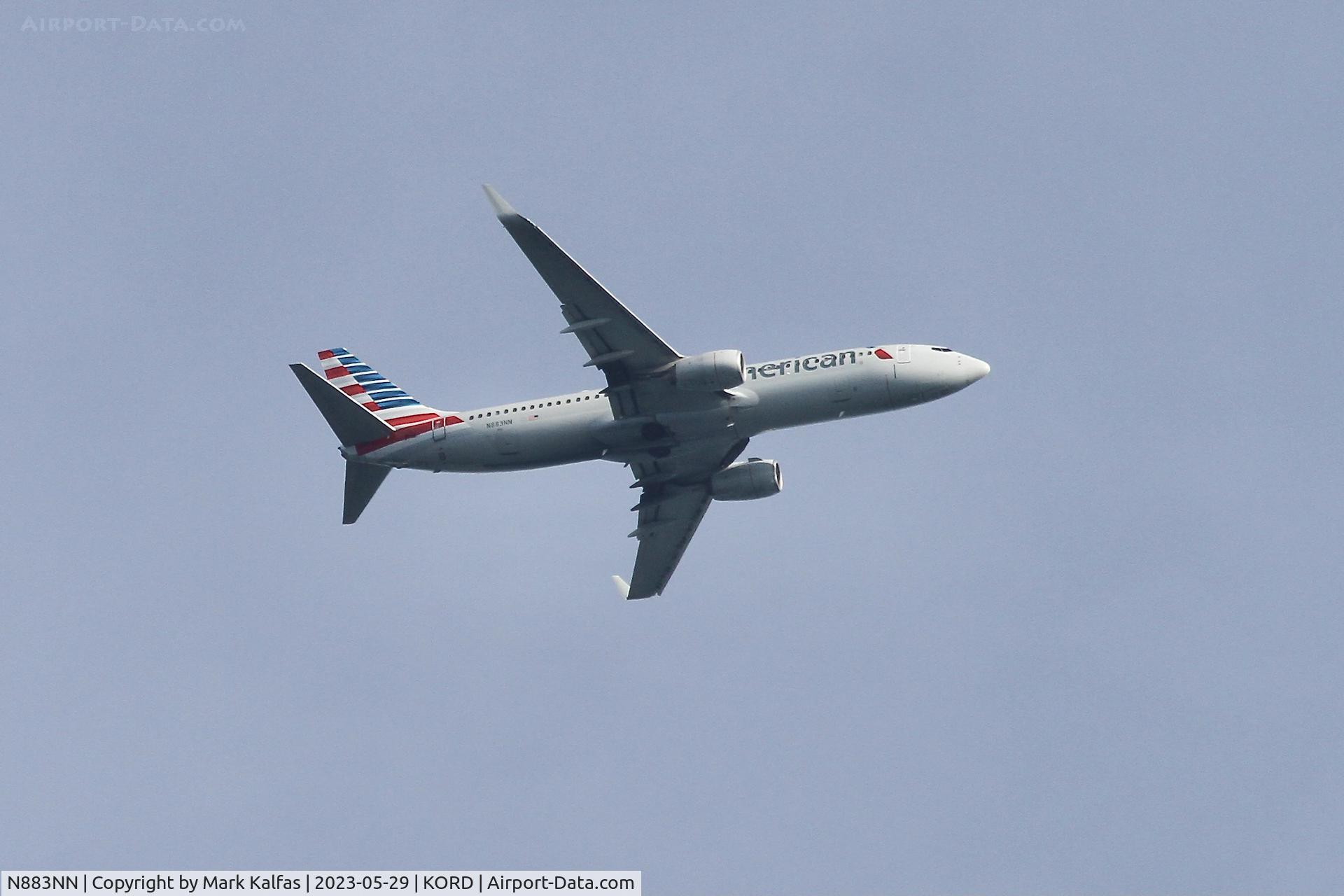 N883NN, 2010 Boeing 737-823 C/N 31137, American Airlines Boeing 737-823 / B738 N883NN operating as AA2784 DCA-ORD