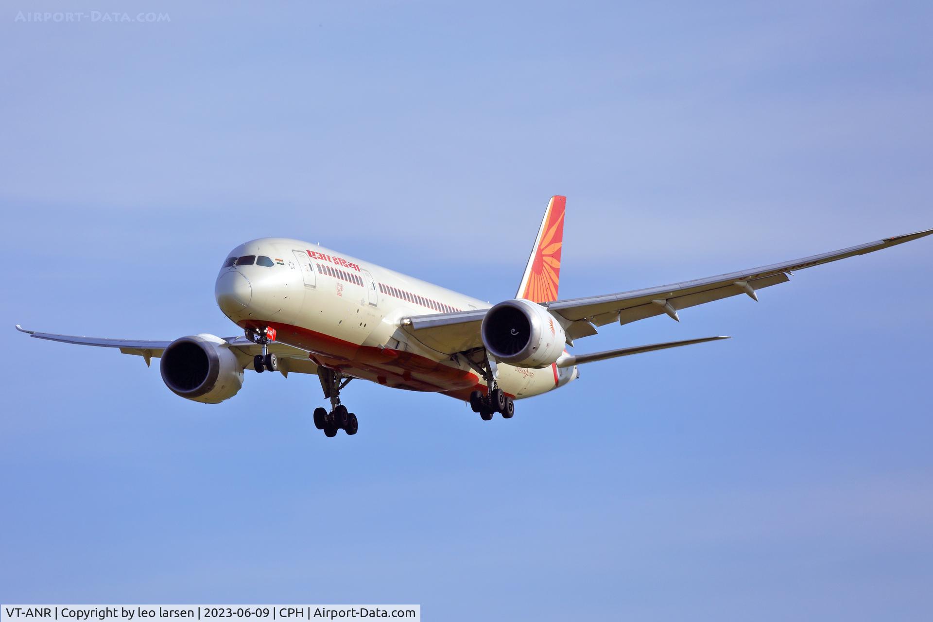 VT-ANR, 2014 Boeing 787-8 Dreamliner C/N 36289, Copenhagen 9.6.2023