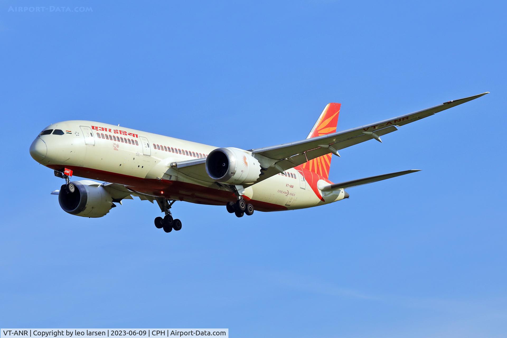 VT-ANR, 2014 Boeing 787-8 Dreamliner C/N 36289, Copenhagen 9.6.2023